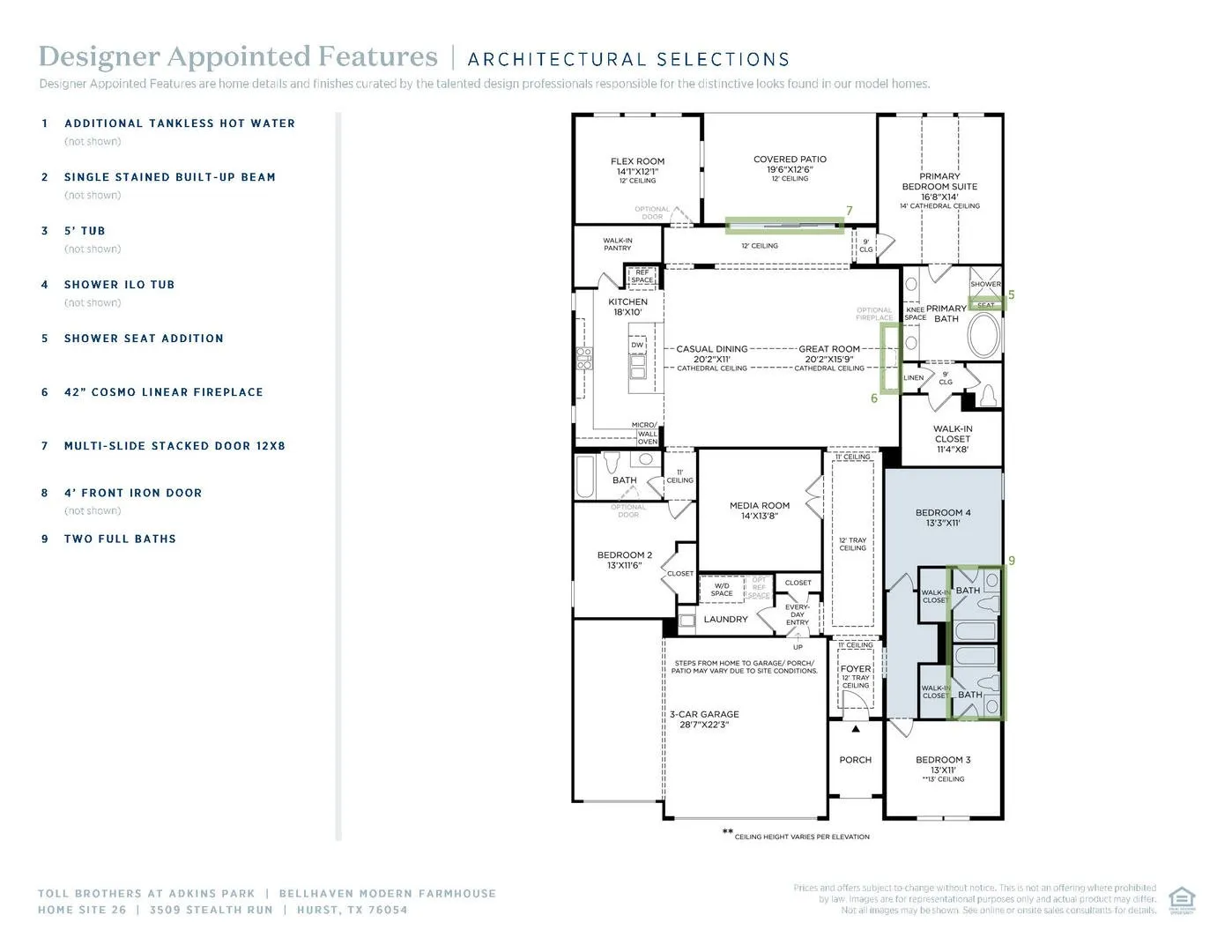 Bellhaven Modern Farmhouse-Floor Plan