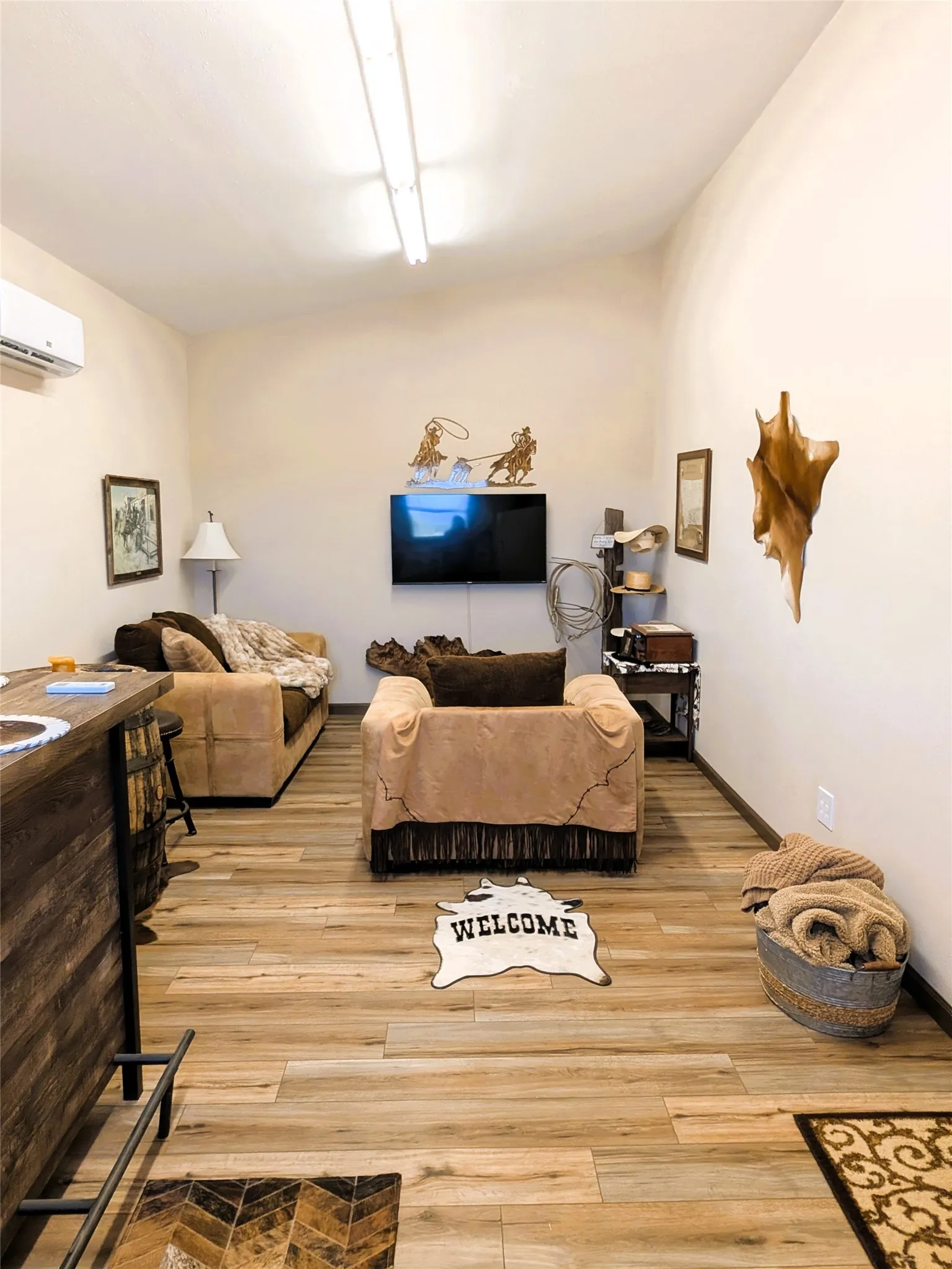 Cowboy Cave - can be used as  recreation room, office or living quarters