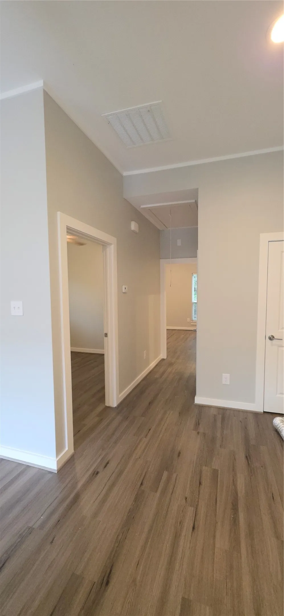 Hall to Bedrooms and Bathroom