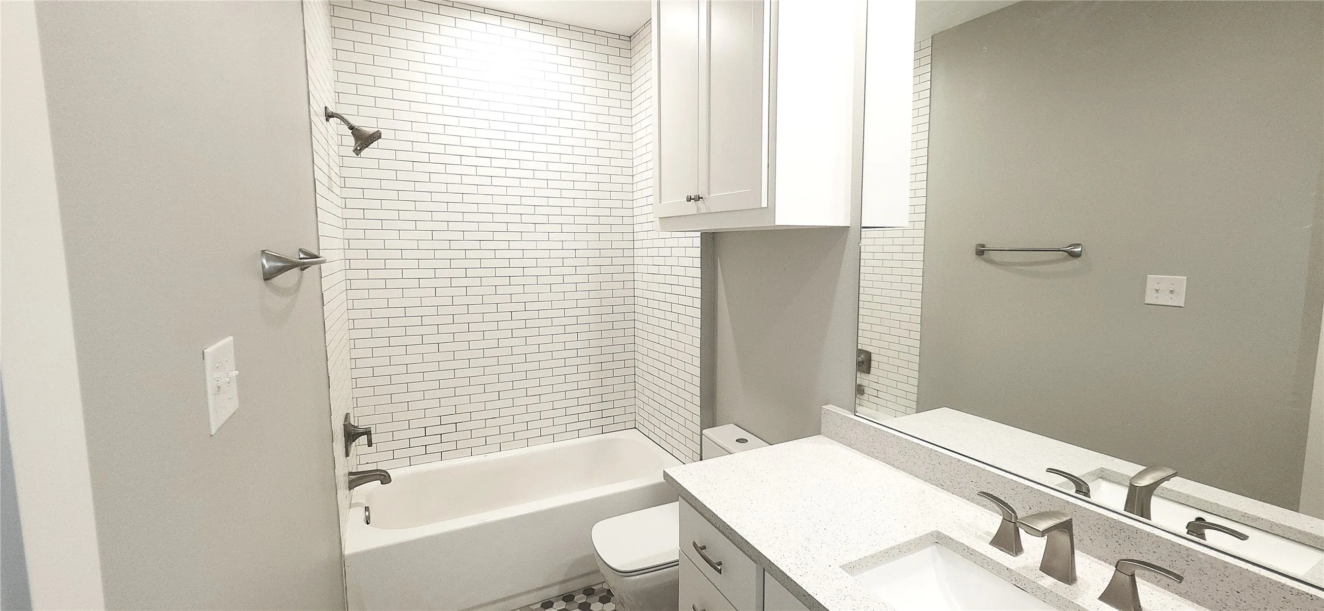 Bathroom with Tub Shower Combo