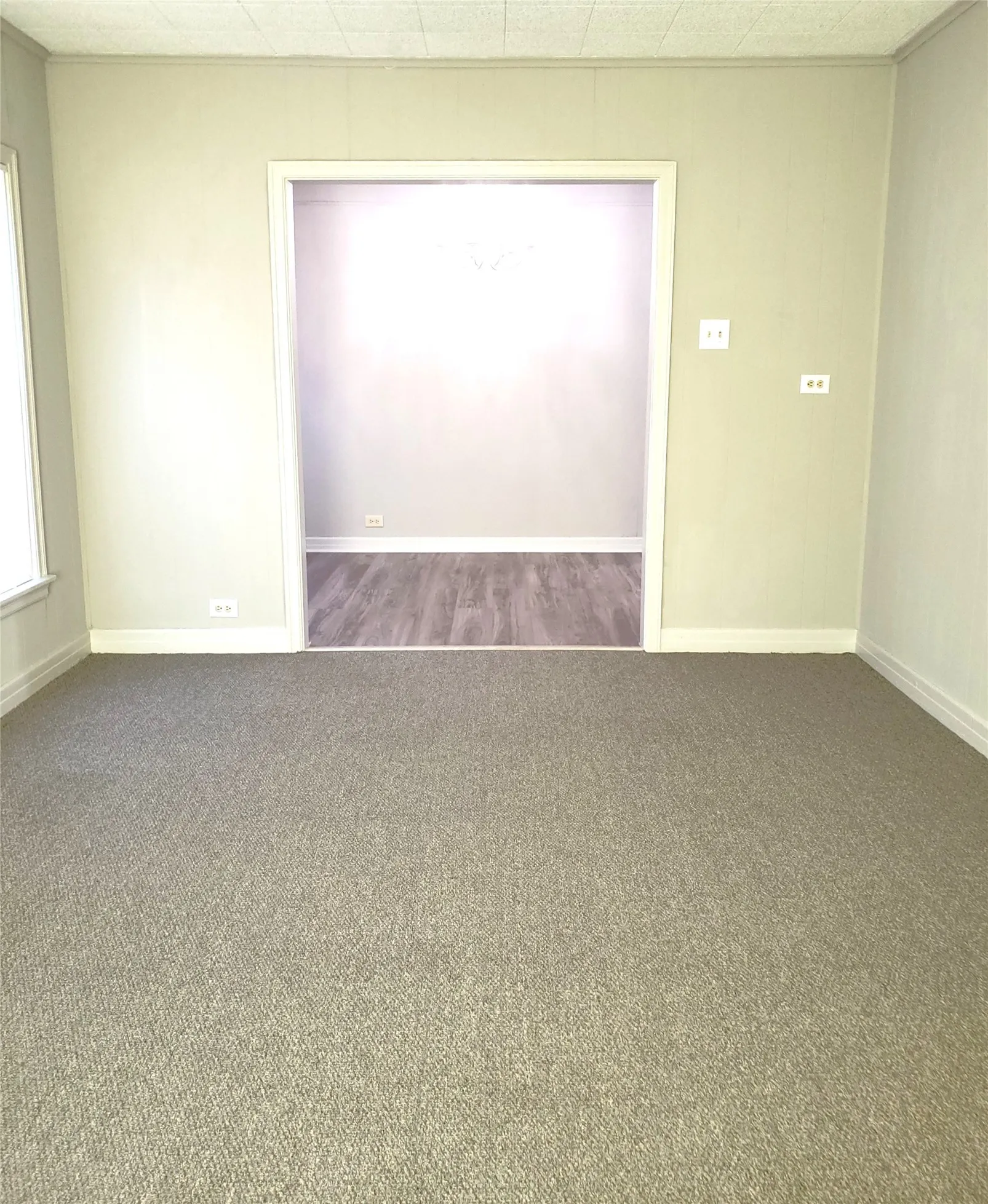 Carpeted living area