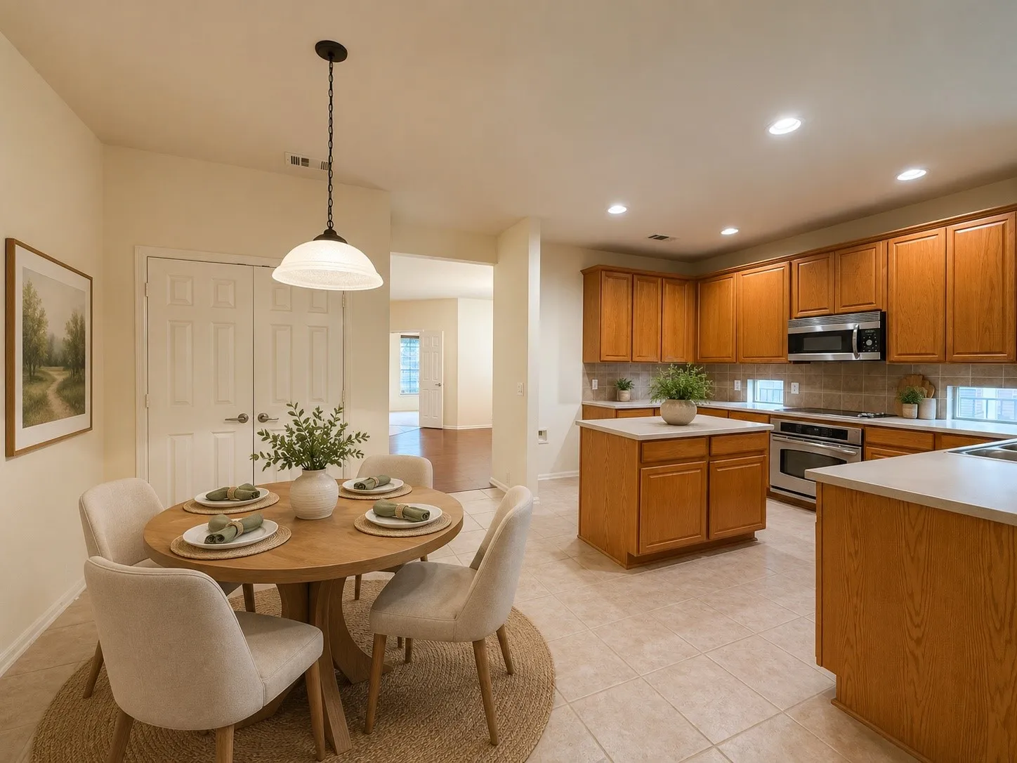 Breakfast Area - Virtually Staged to Show Potential