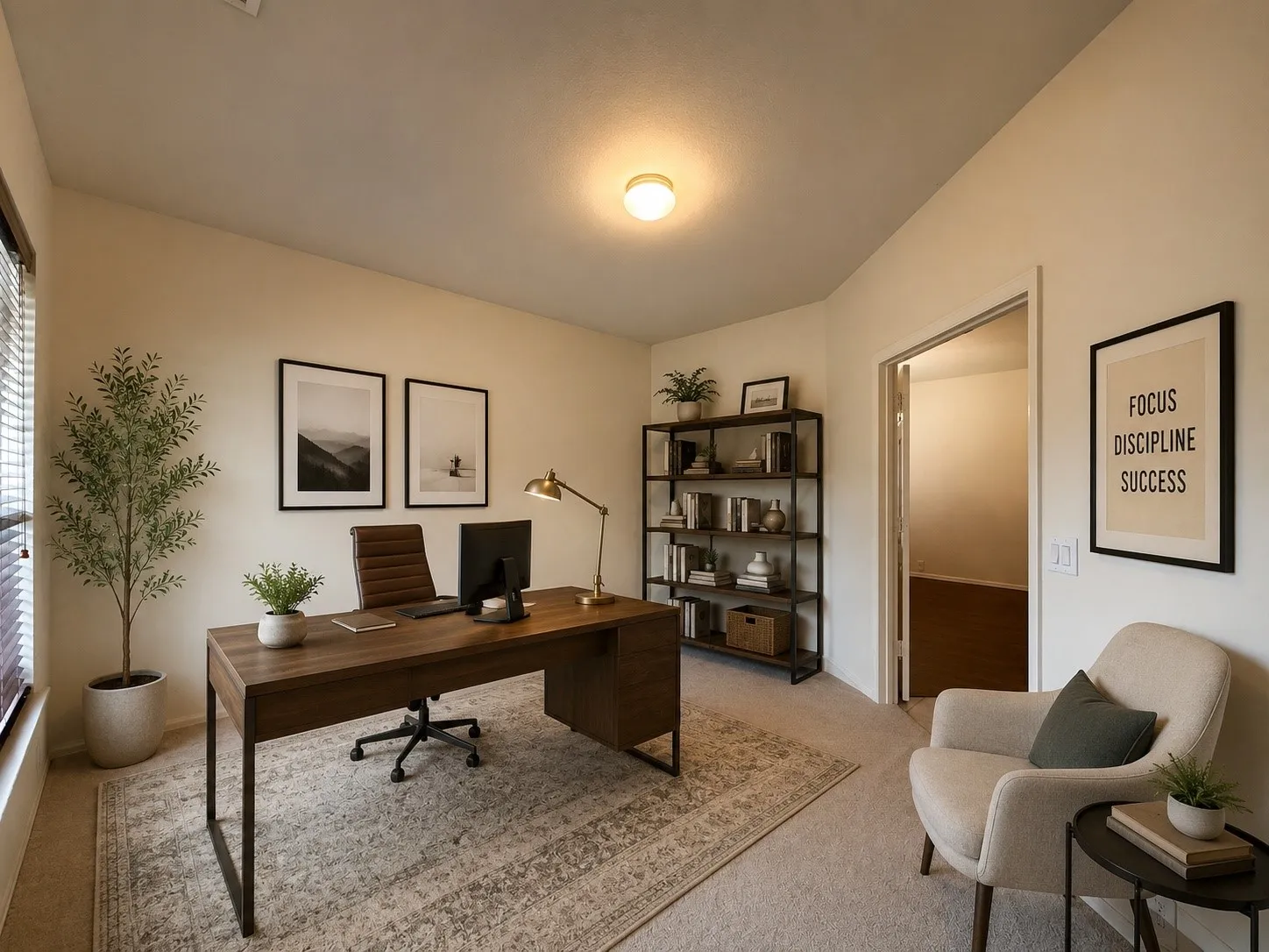 Office – Virtually Staged to Show Potential