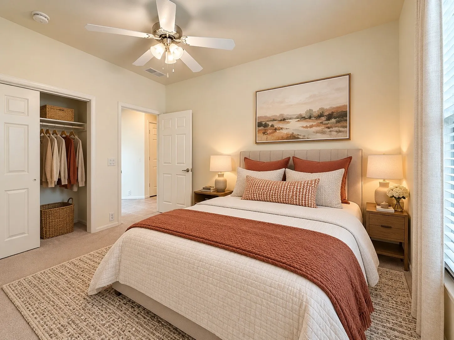 Bedroom - Virtually Staged to Show Potential