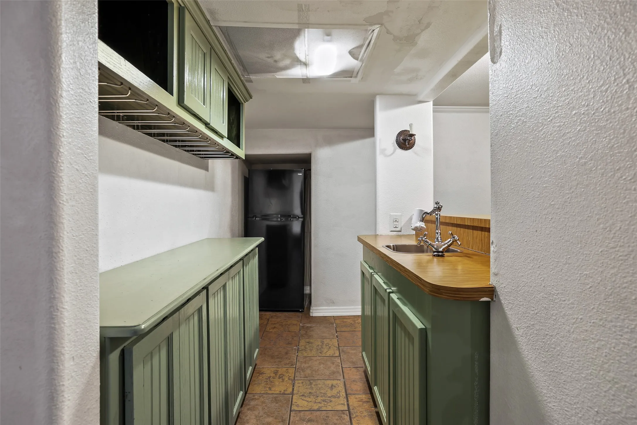 Kitchenette in basement