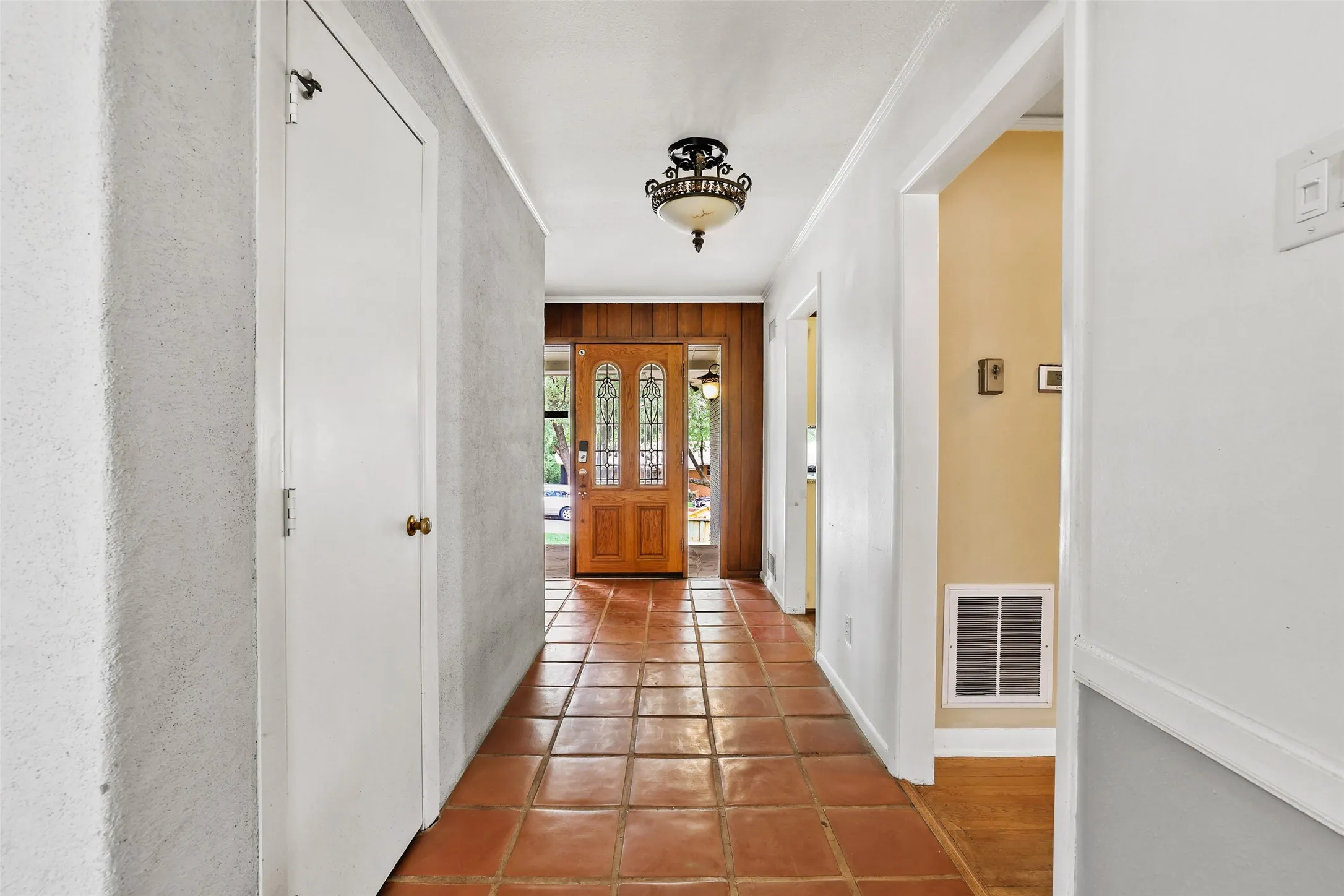 Entrance hall looking towards front door