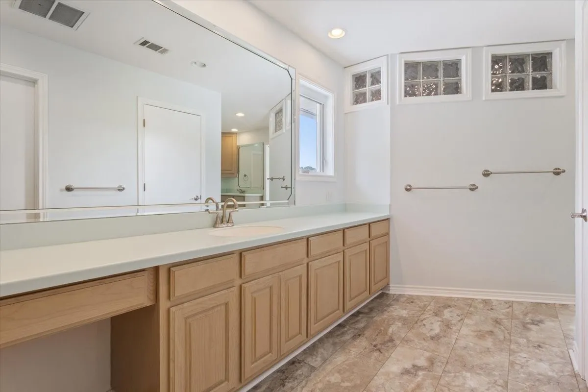 Primary sink and vanity area #1