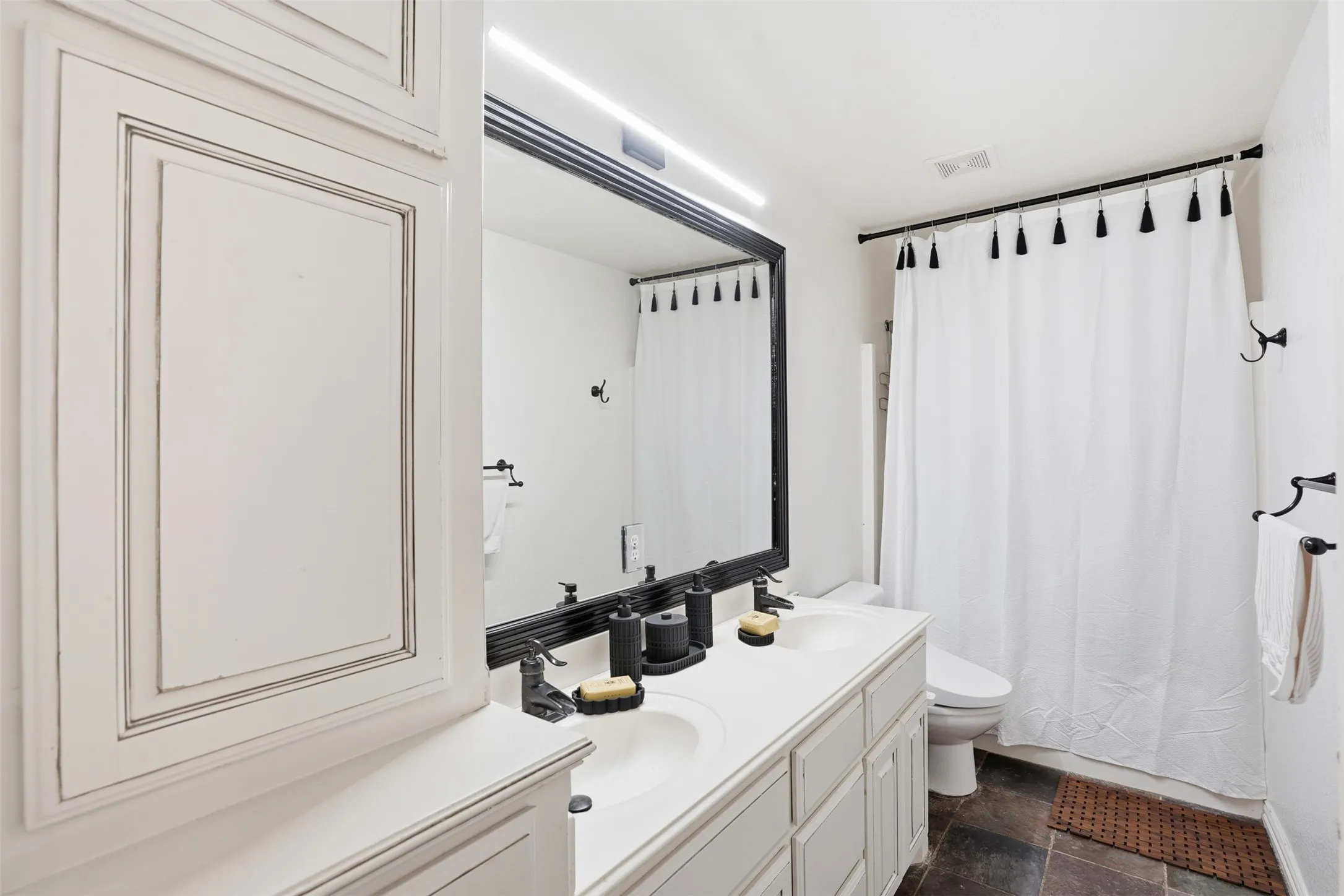 1st floor hall bathroom.
