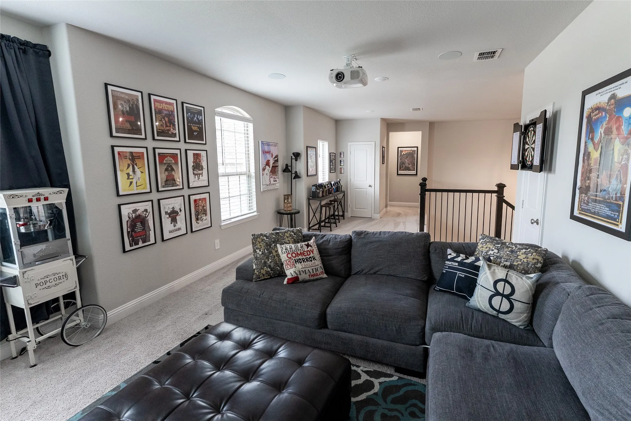 Top of stairs featuring space for large furniture to play games or watch your favorite films.