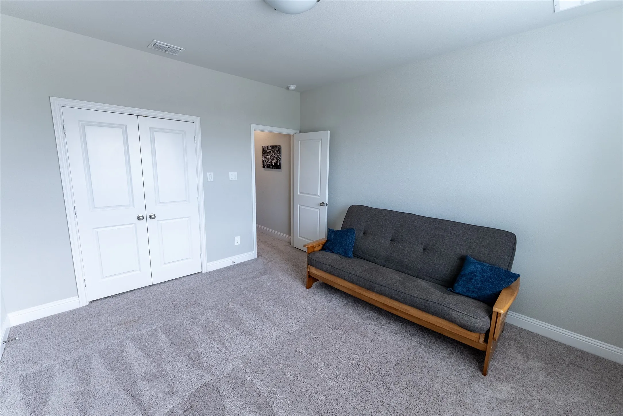 Bedroom 4, upstairs with carpet.