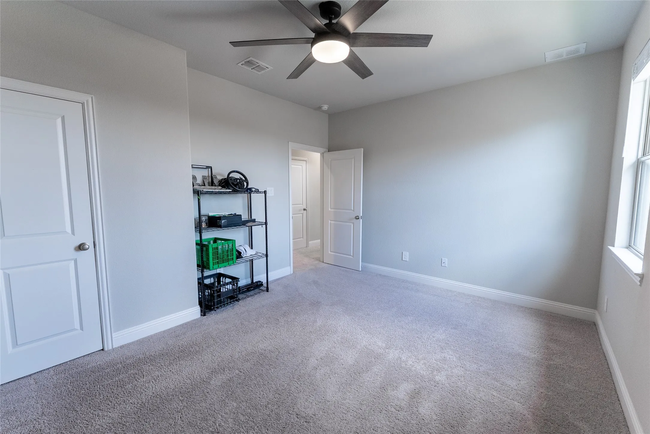 Bedroom 3, upstairs with carpet.