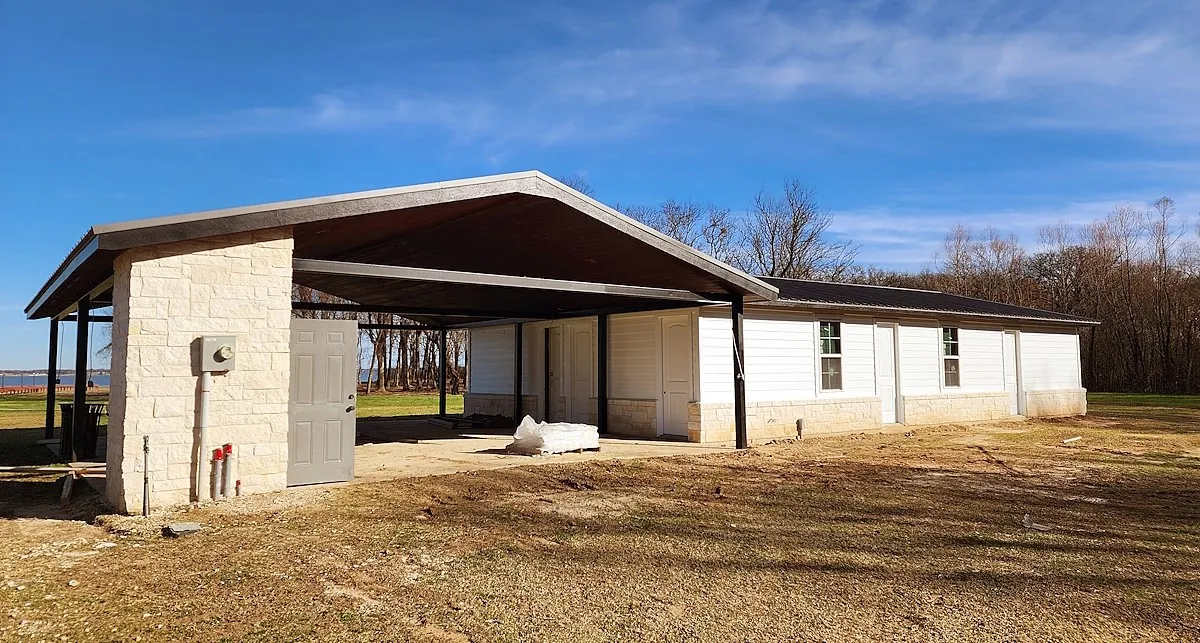 Clubhouse under construction