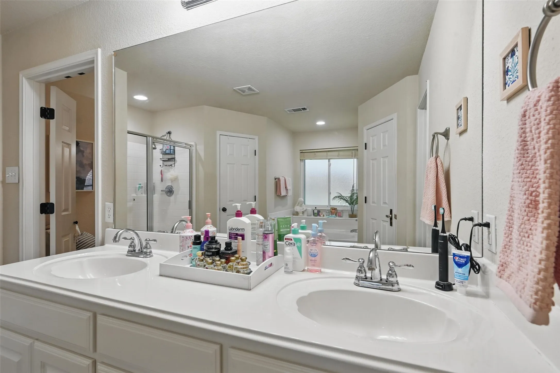 Primary Bath Separate Shower Dual Sinks