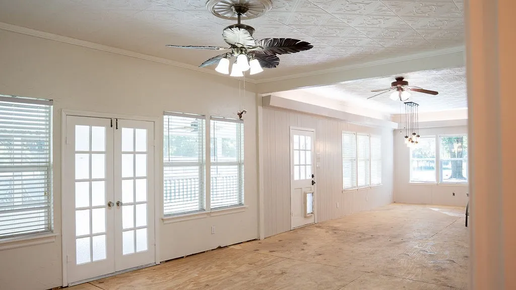 Living Room and dining area are open to the kitchen.