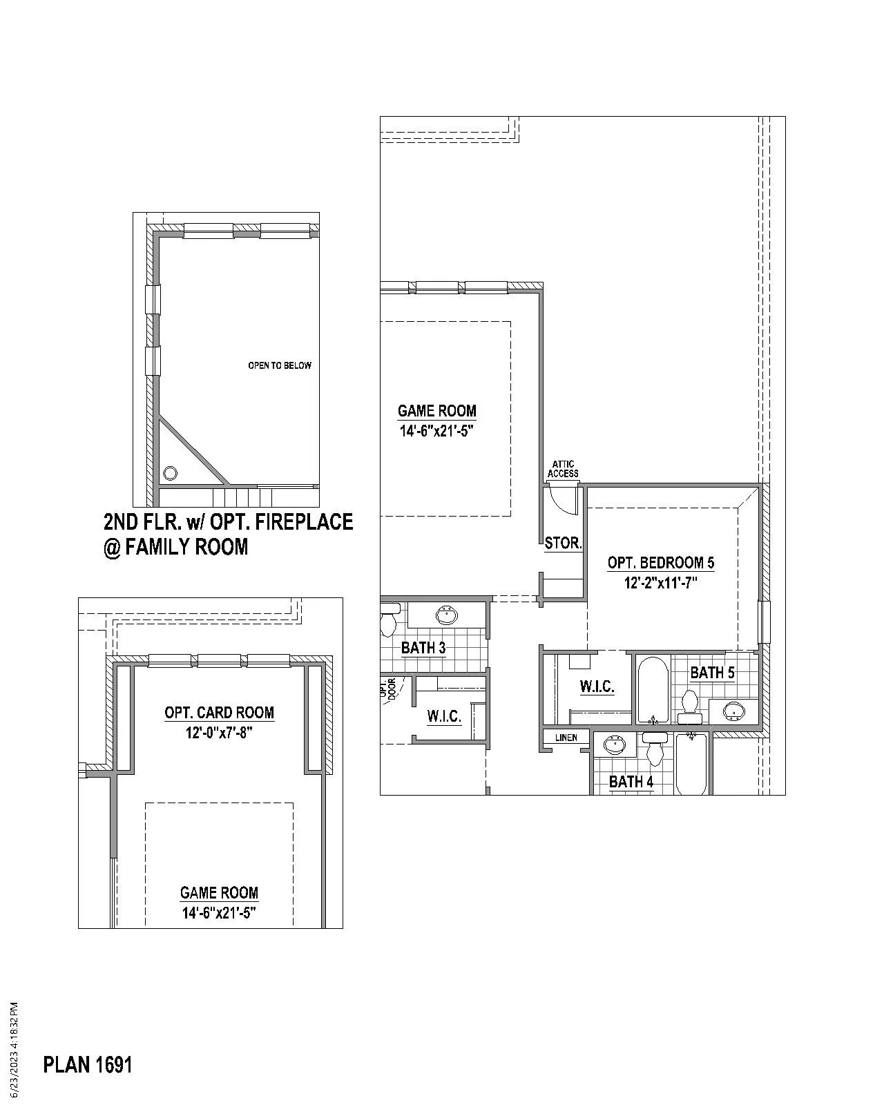 Floor plan options