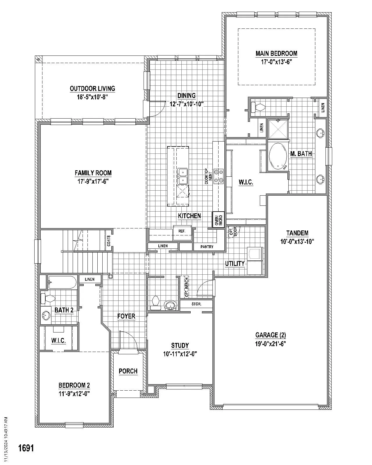 1st Level Floor plan