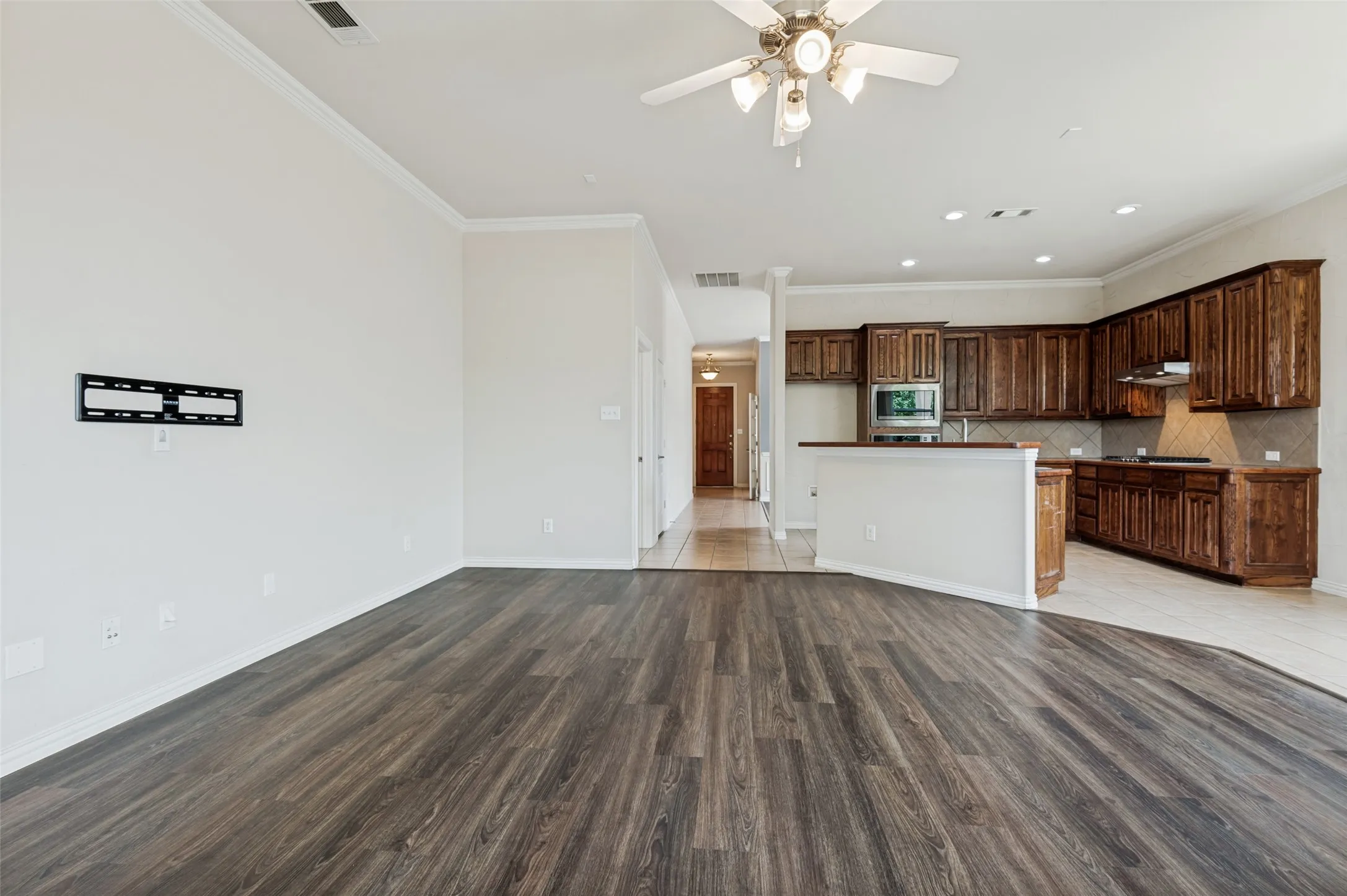 Open-concept living area!