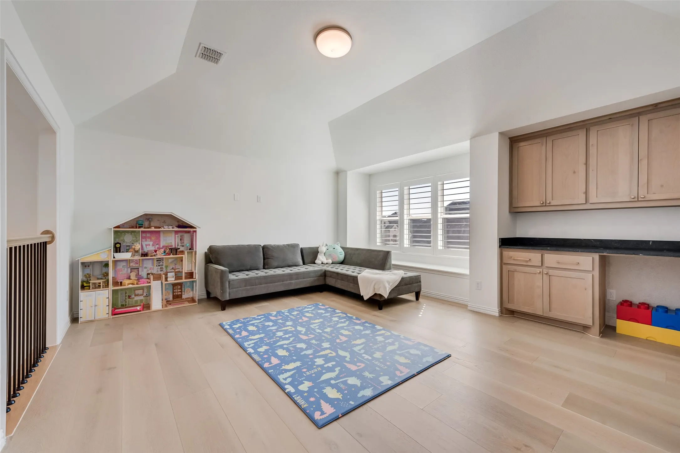 Upstairs Game Room with dry bar!