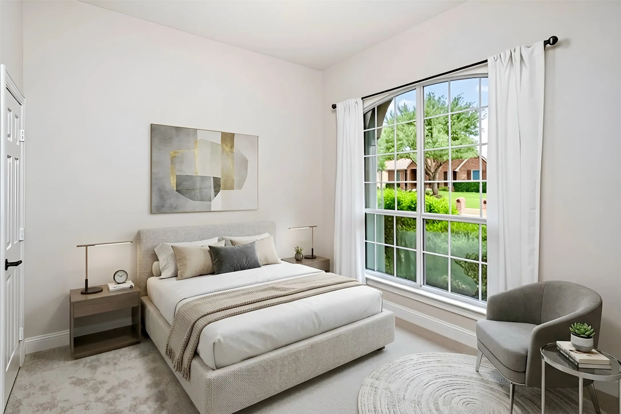 Bedroom 2 Downstairs - Virtually Staged