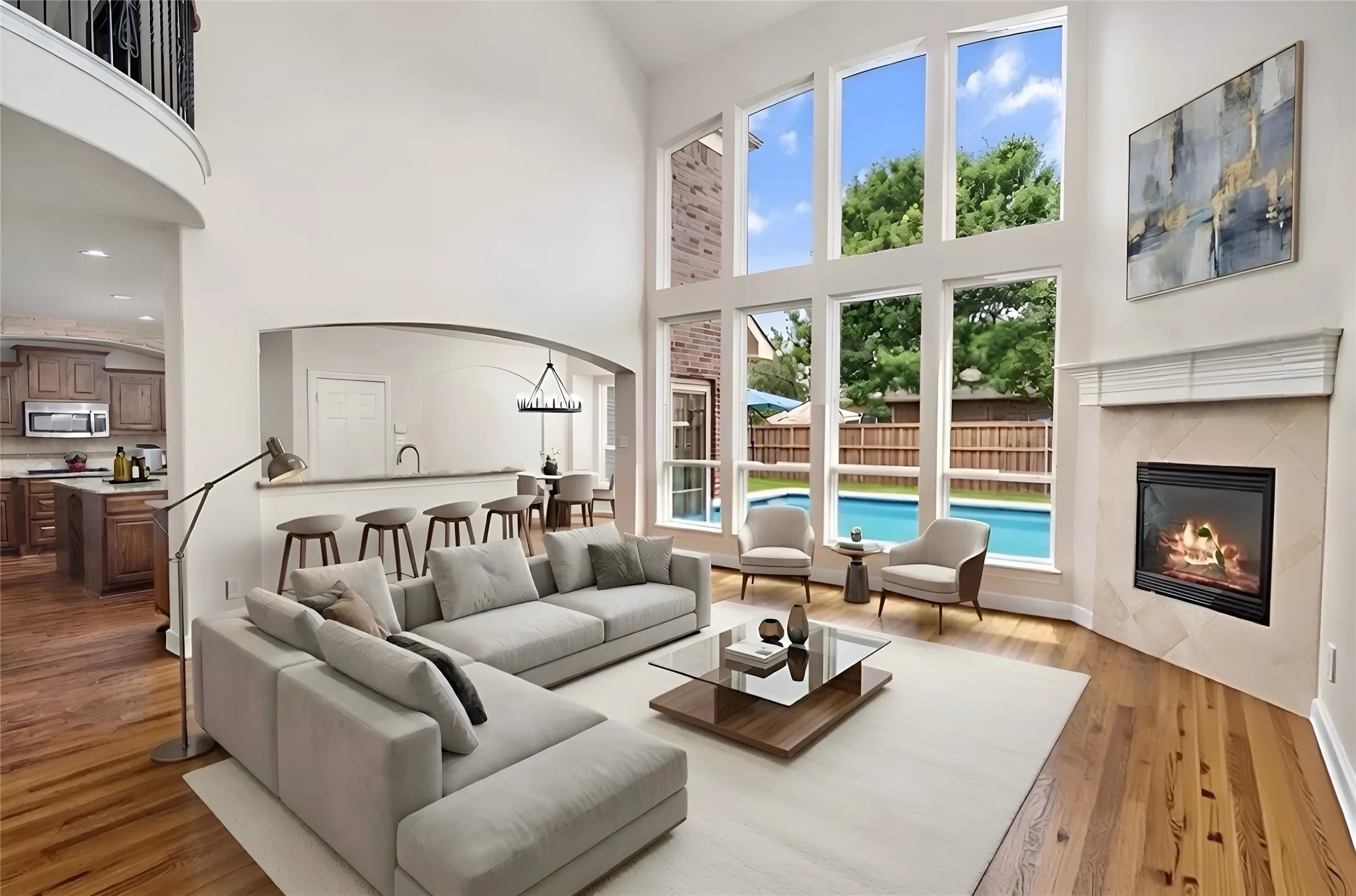 Family Room - Virtually Staged