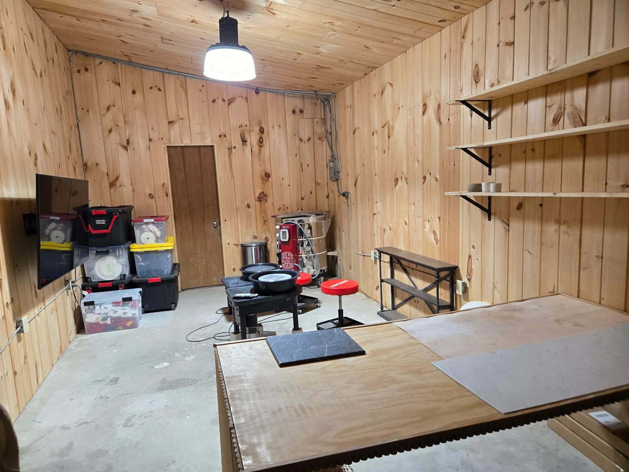 Pottery room