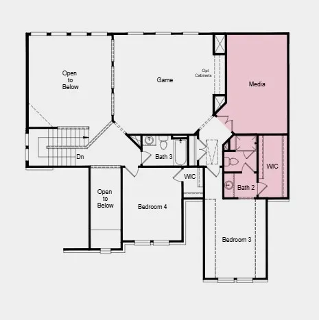 Additional Highlights Include: main floor guest bedroom and full bathroom, a study in place of a formal dining room, an extension to the primary bedroom and closet, and a media room added upstairs.