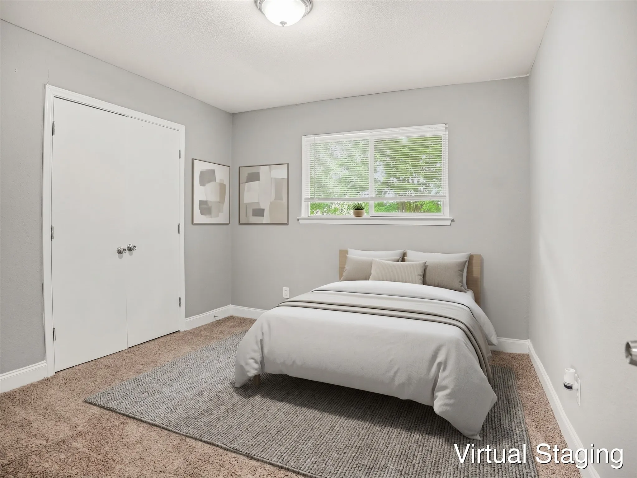 Virtually staged