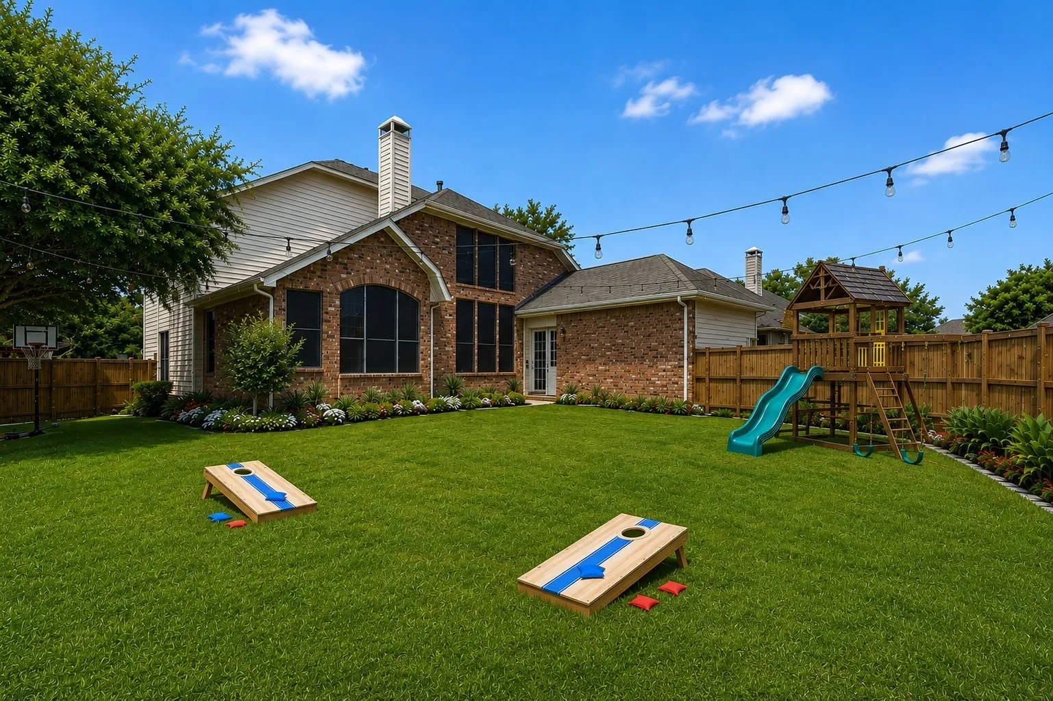 Plenty of space for the kids to play