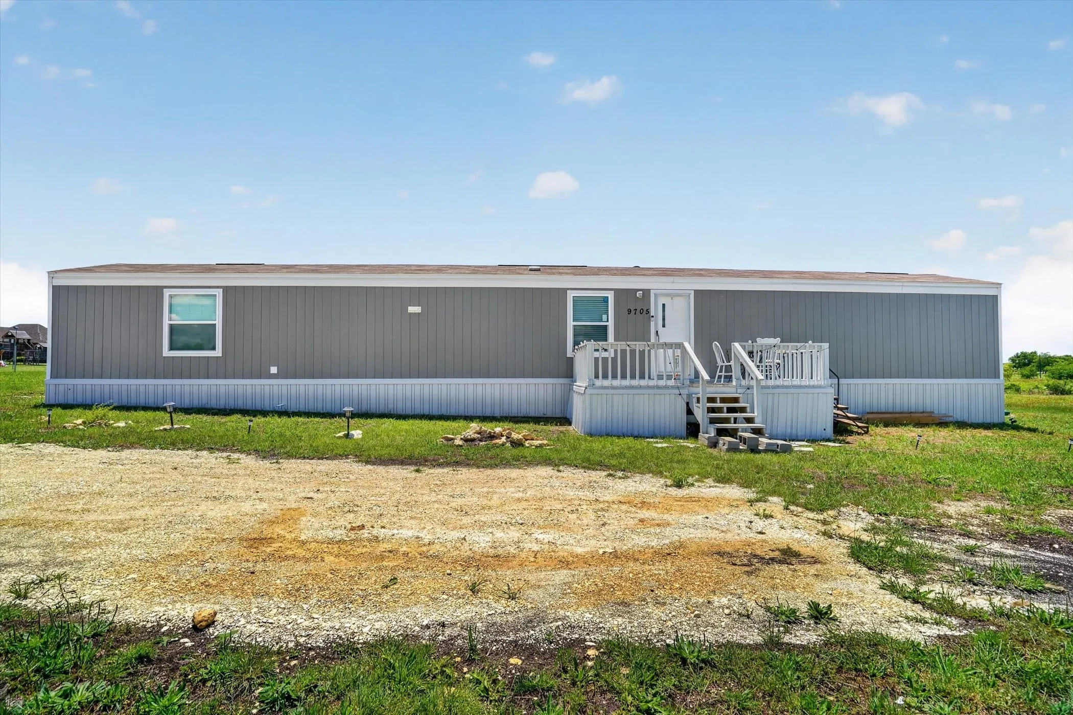 large driveway with parking availability