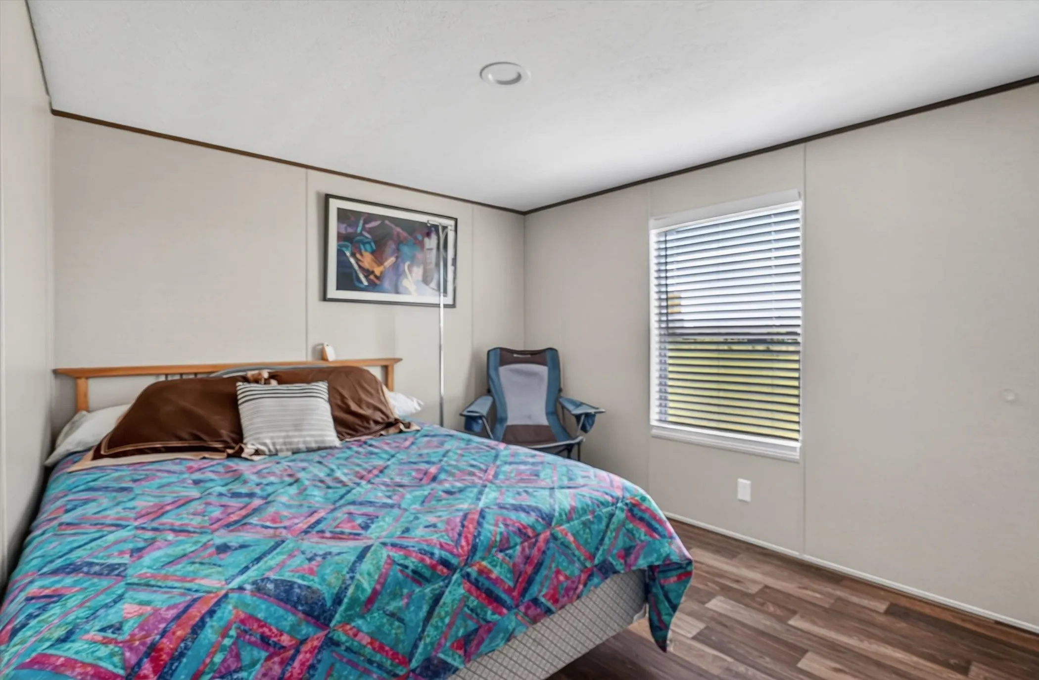 bedroom with exterior peaceful view