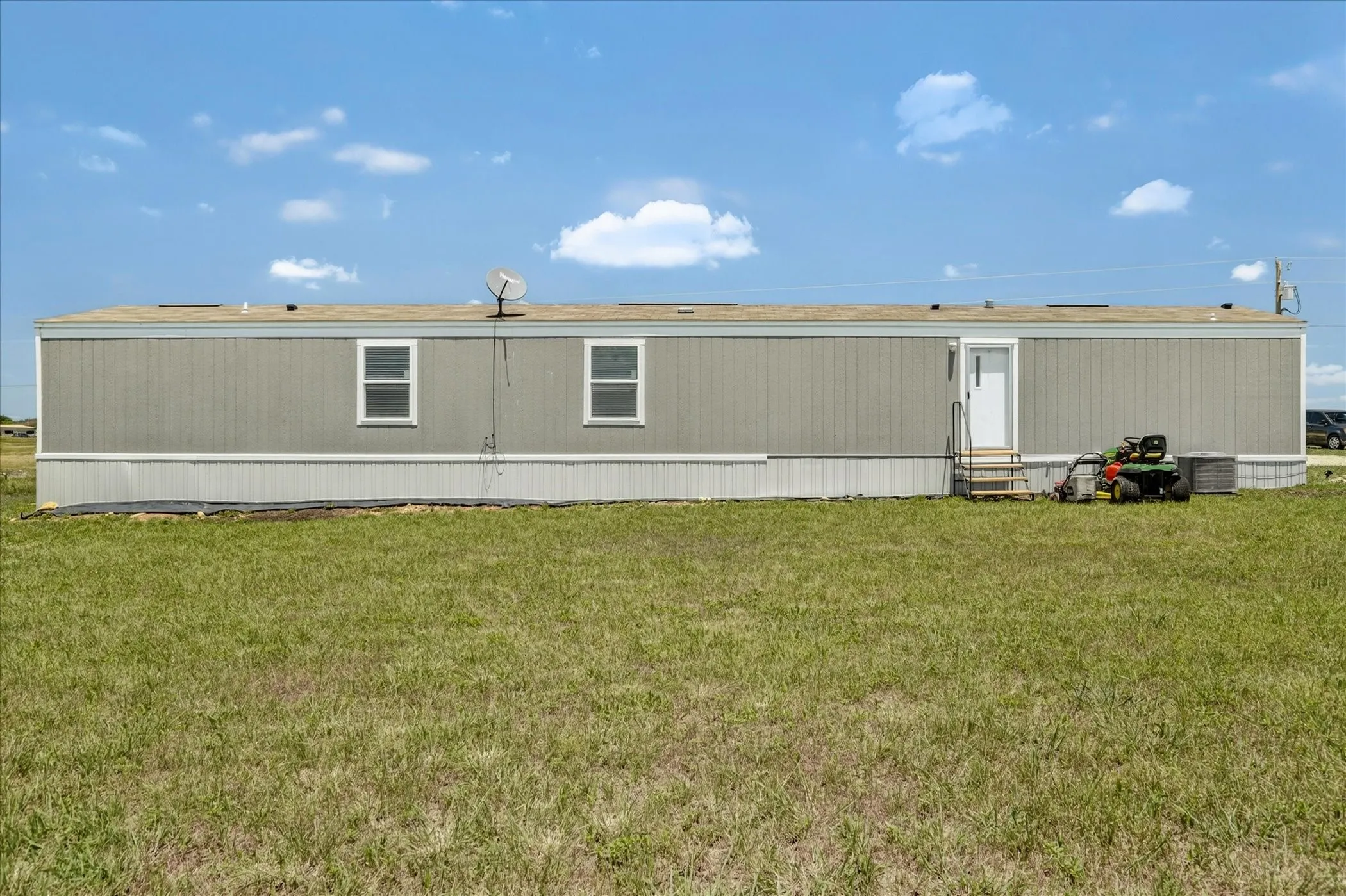 level and open back exterior
