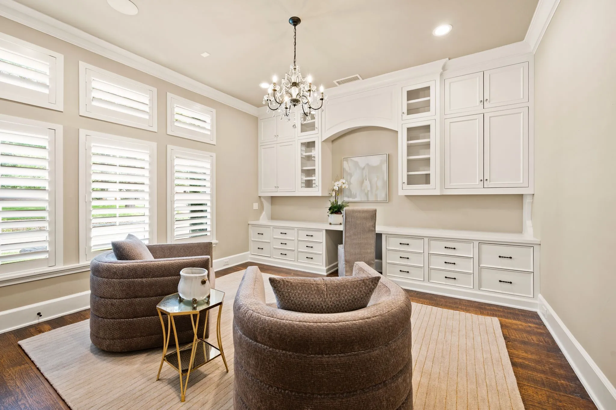 Second home office or downstairs guest suite with walk-in closet.