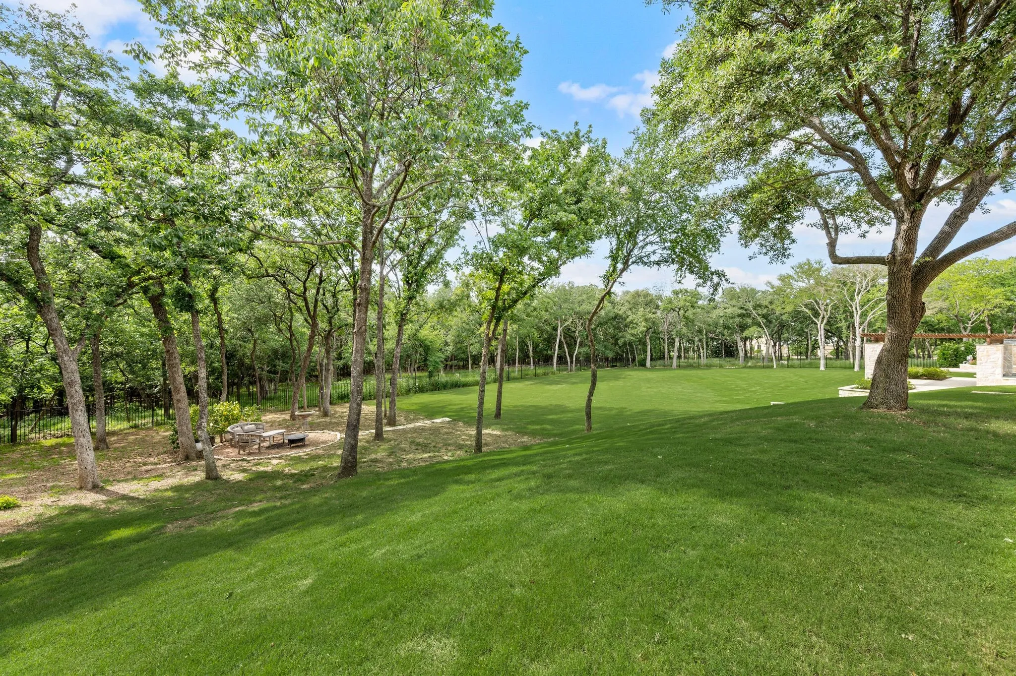 View of backyard area.