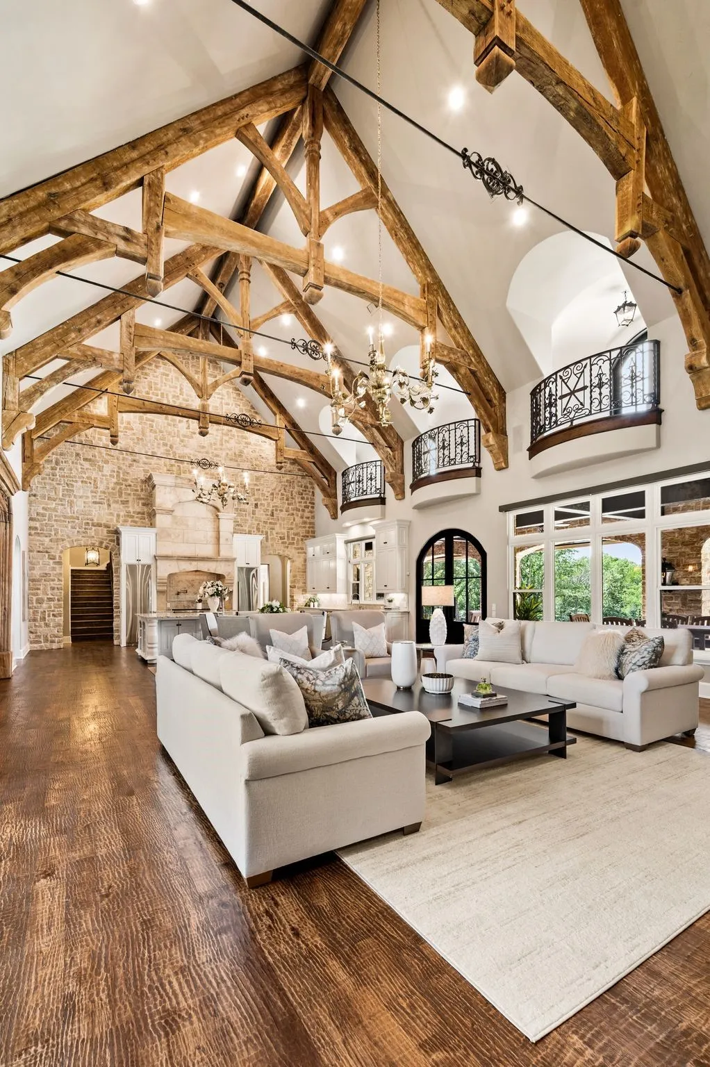 Entertain and host large gatherings in this magnificent living room.