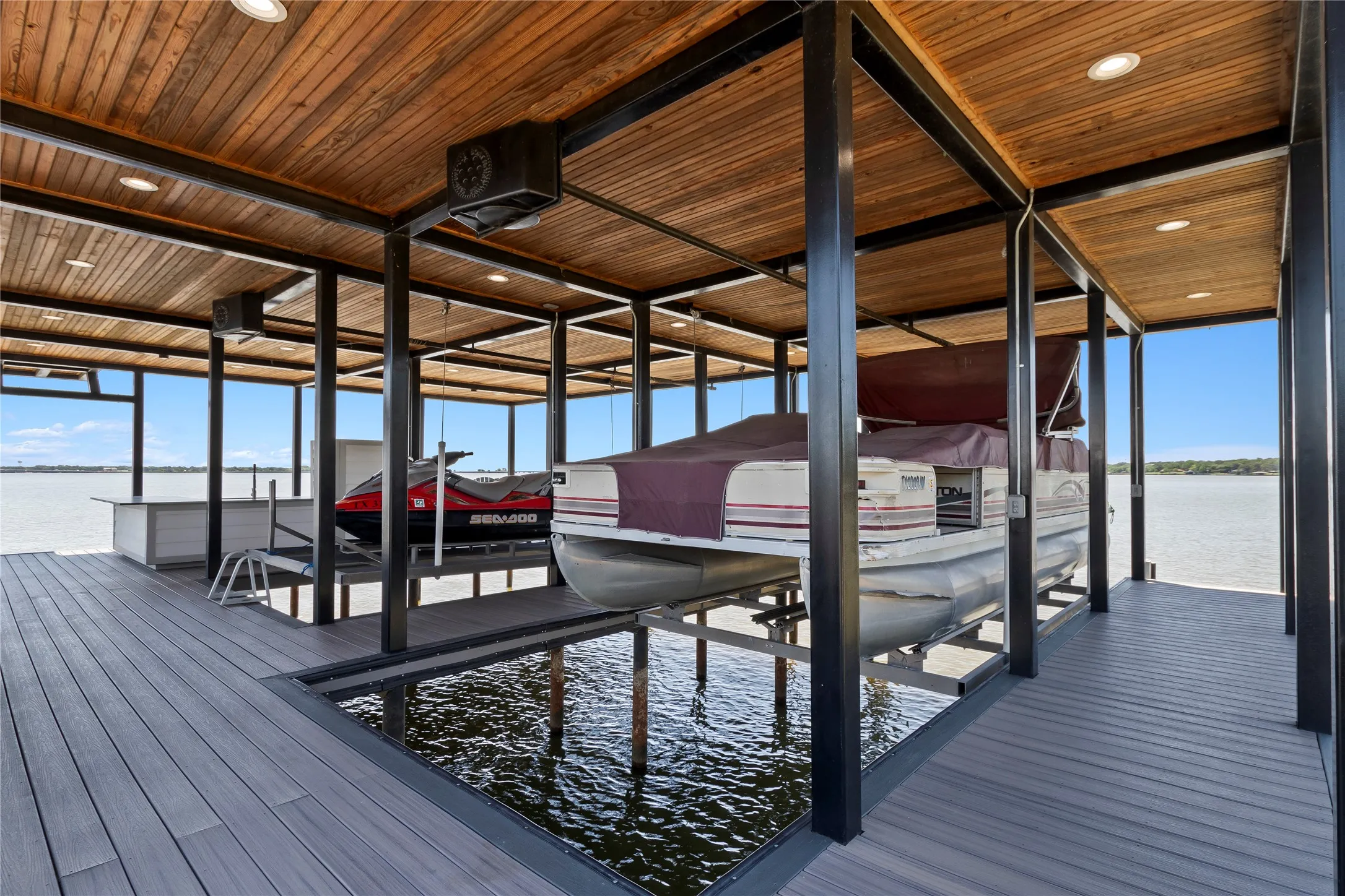 Boat Slip & Dual PWC Lift
