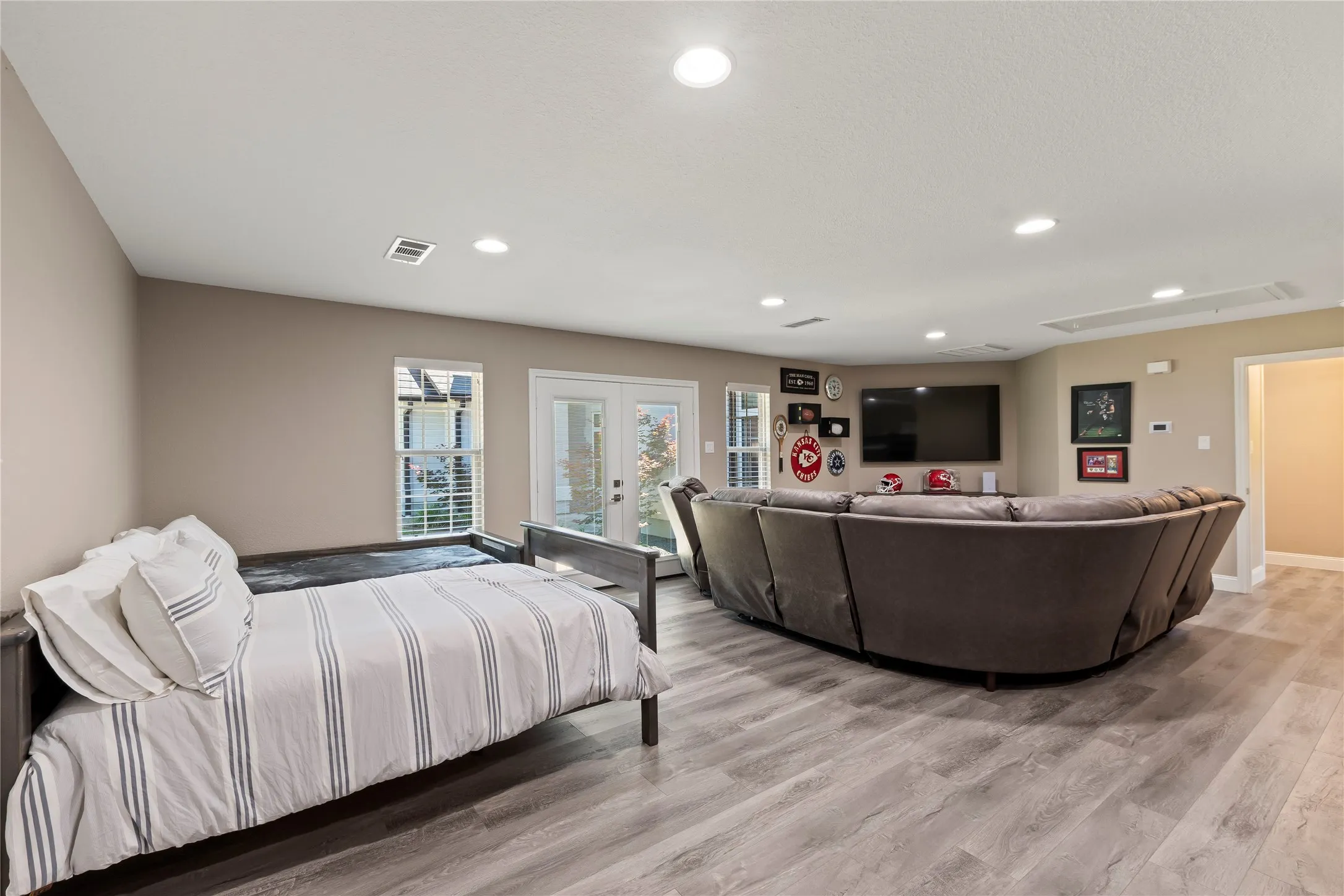 Bedroom Three - Spacious Bunk Room with its own living space.