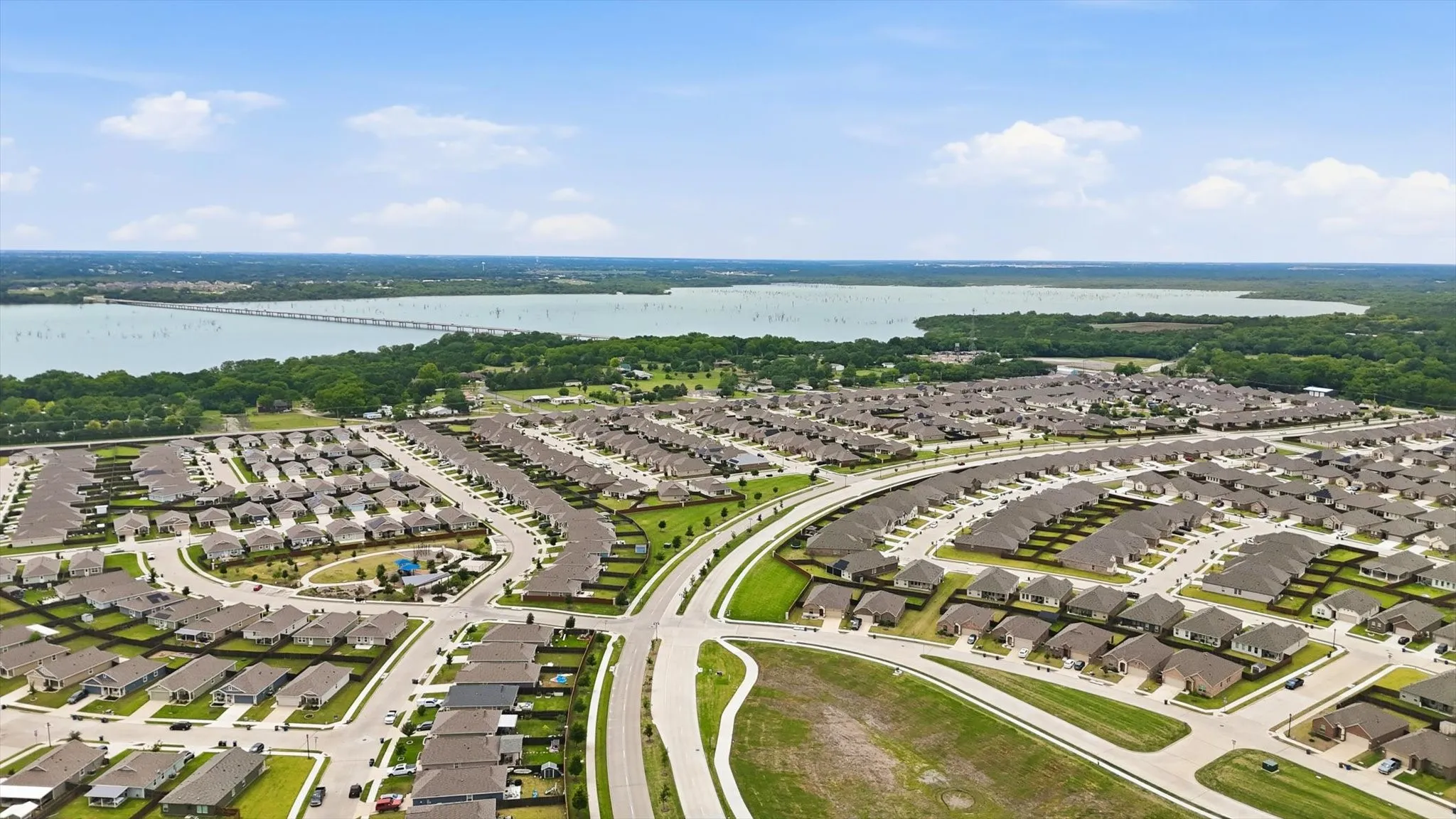 Lake Lavon is just across the way!
