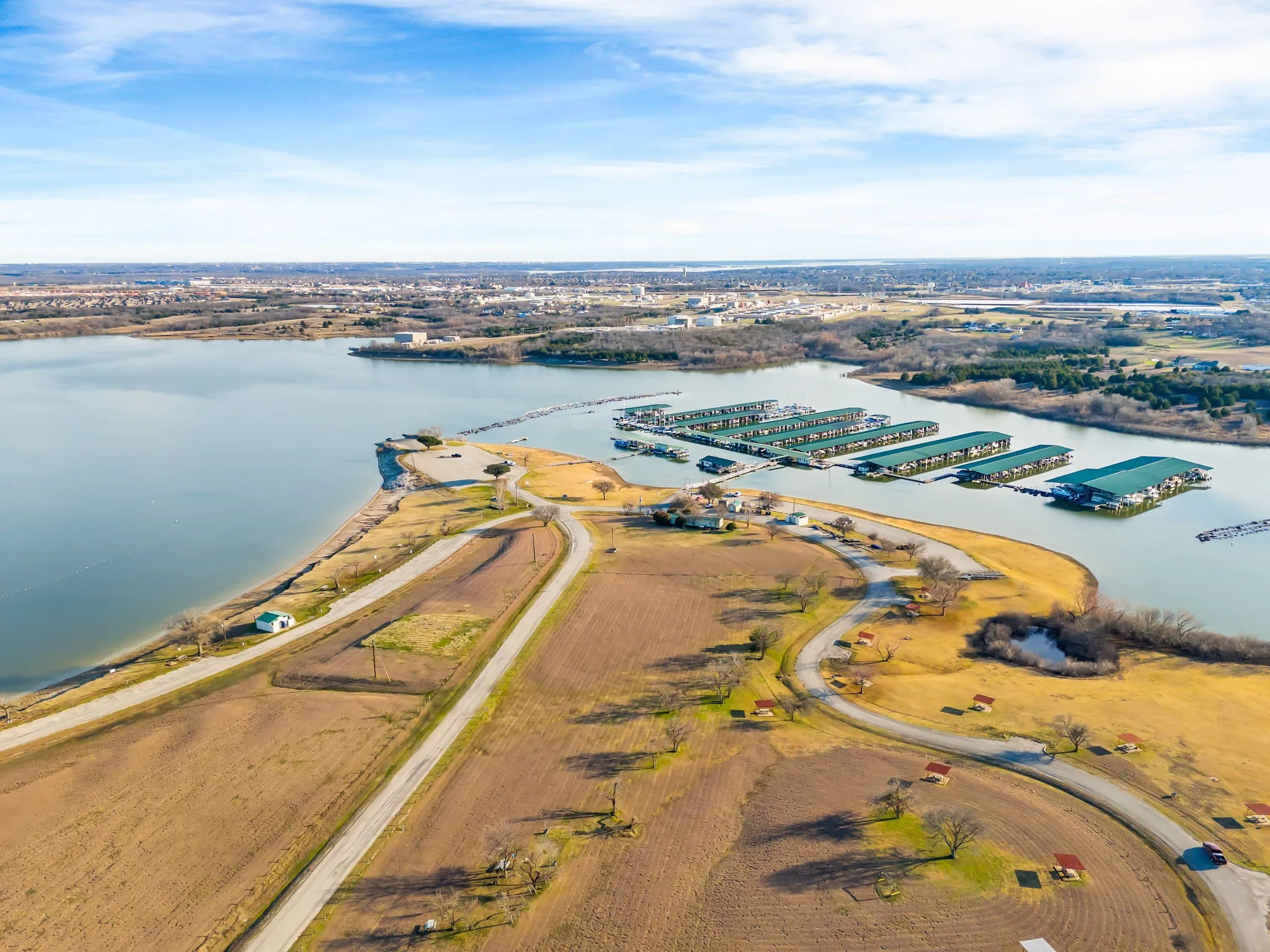 Minutes away Collin Park Marina Drone / aerial view