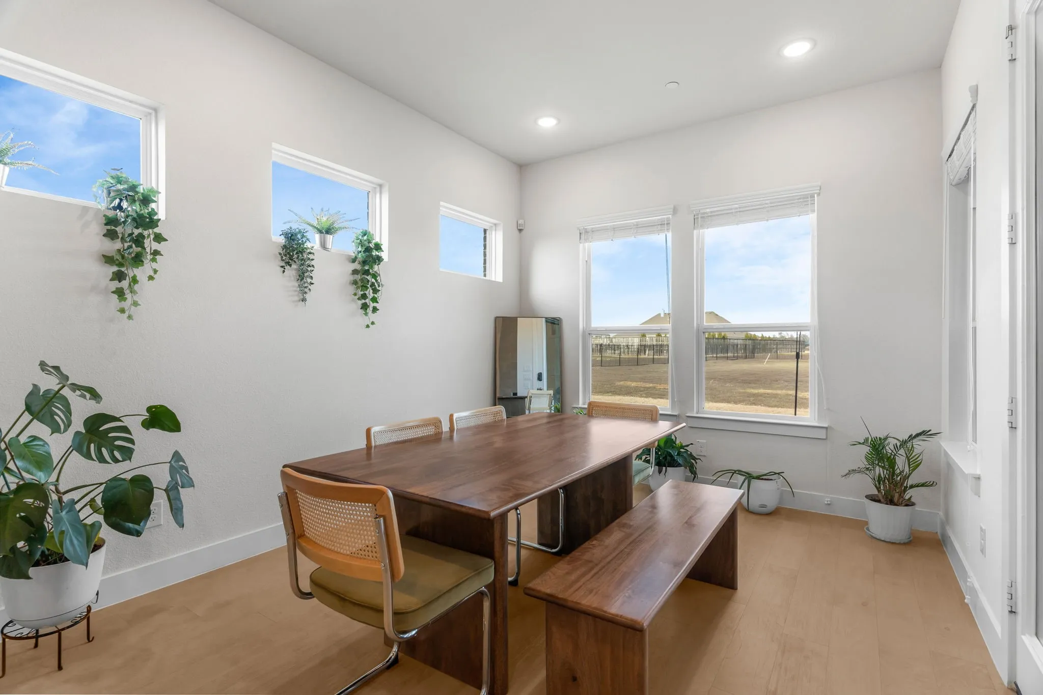 Dining area with plenty of natural light