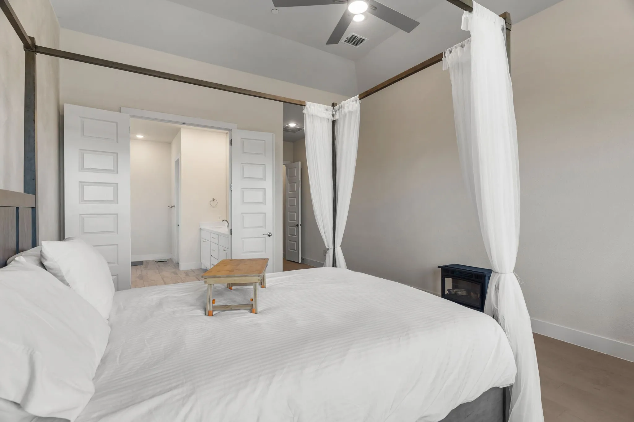 Bedroom with ensuite bathroom
