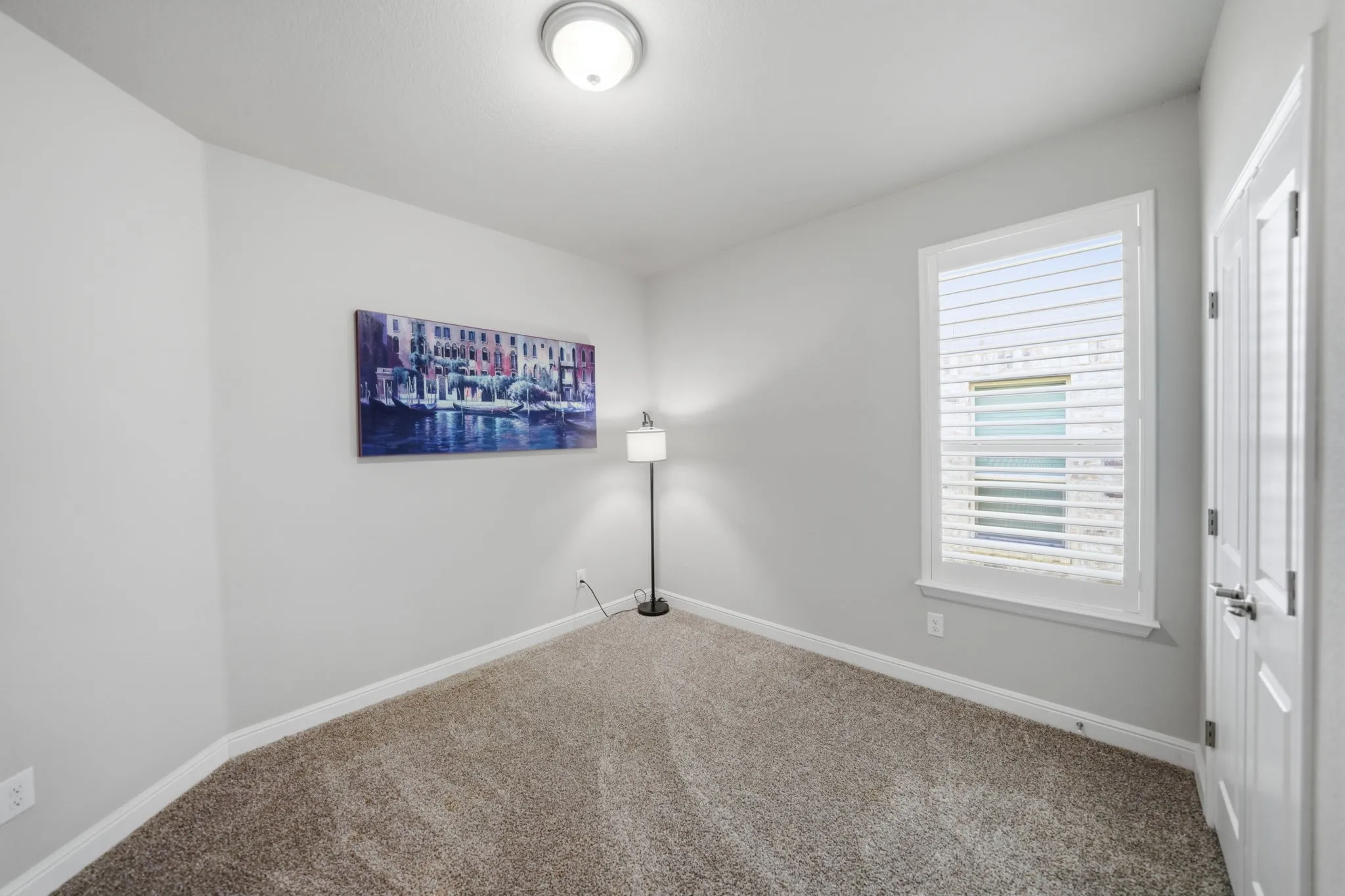 There are two bedrooms with a full bath in between which also has custom doors to close off for extra privacy for guests or in law suites