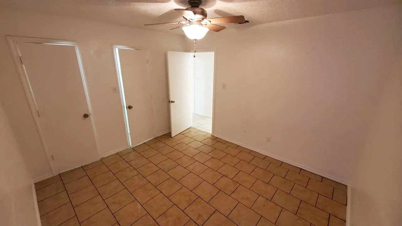 bedroom #2 with two good closet space