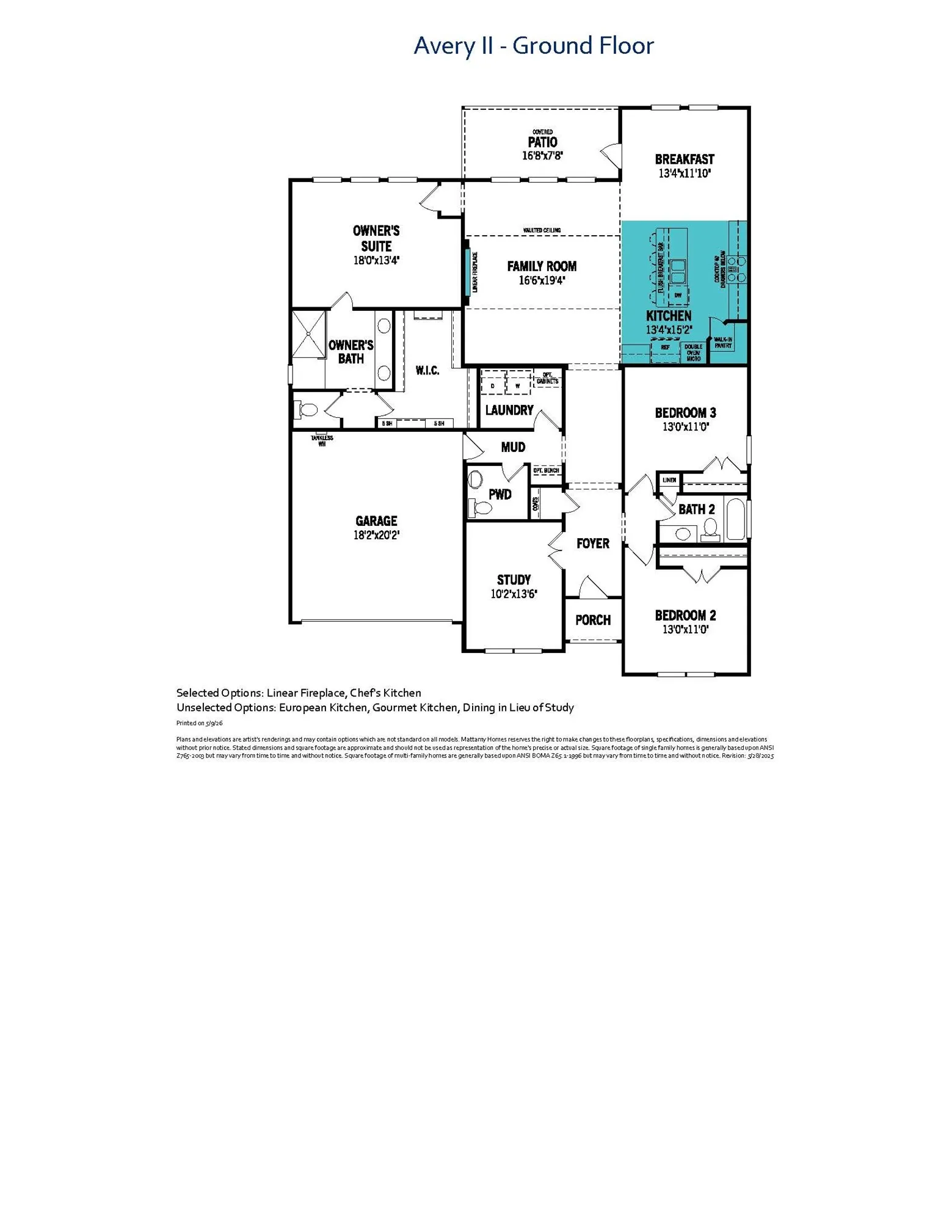 Avery II Floor Plan