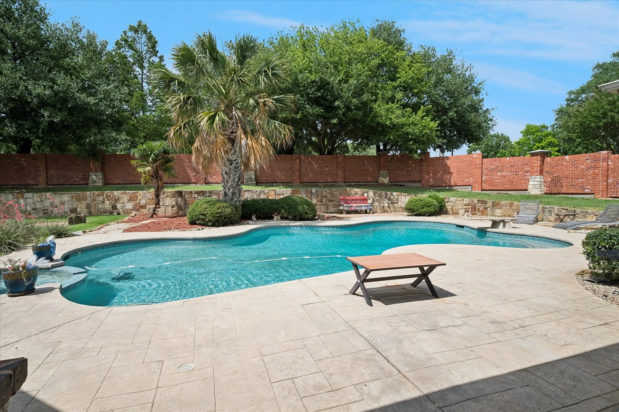 Pool Area from Covered Patio