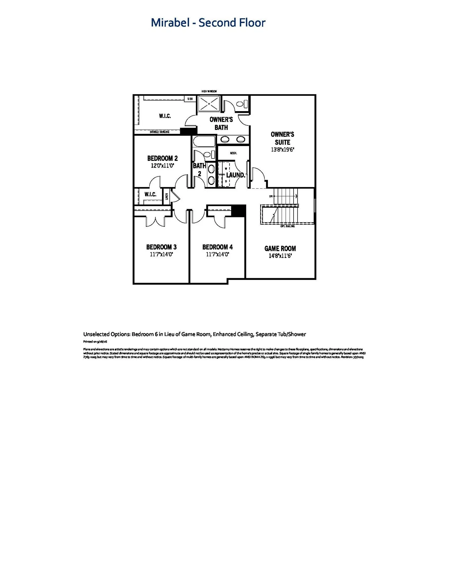 Mirabel - Second Floor