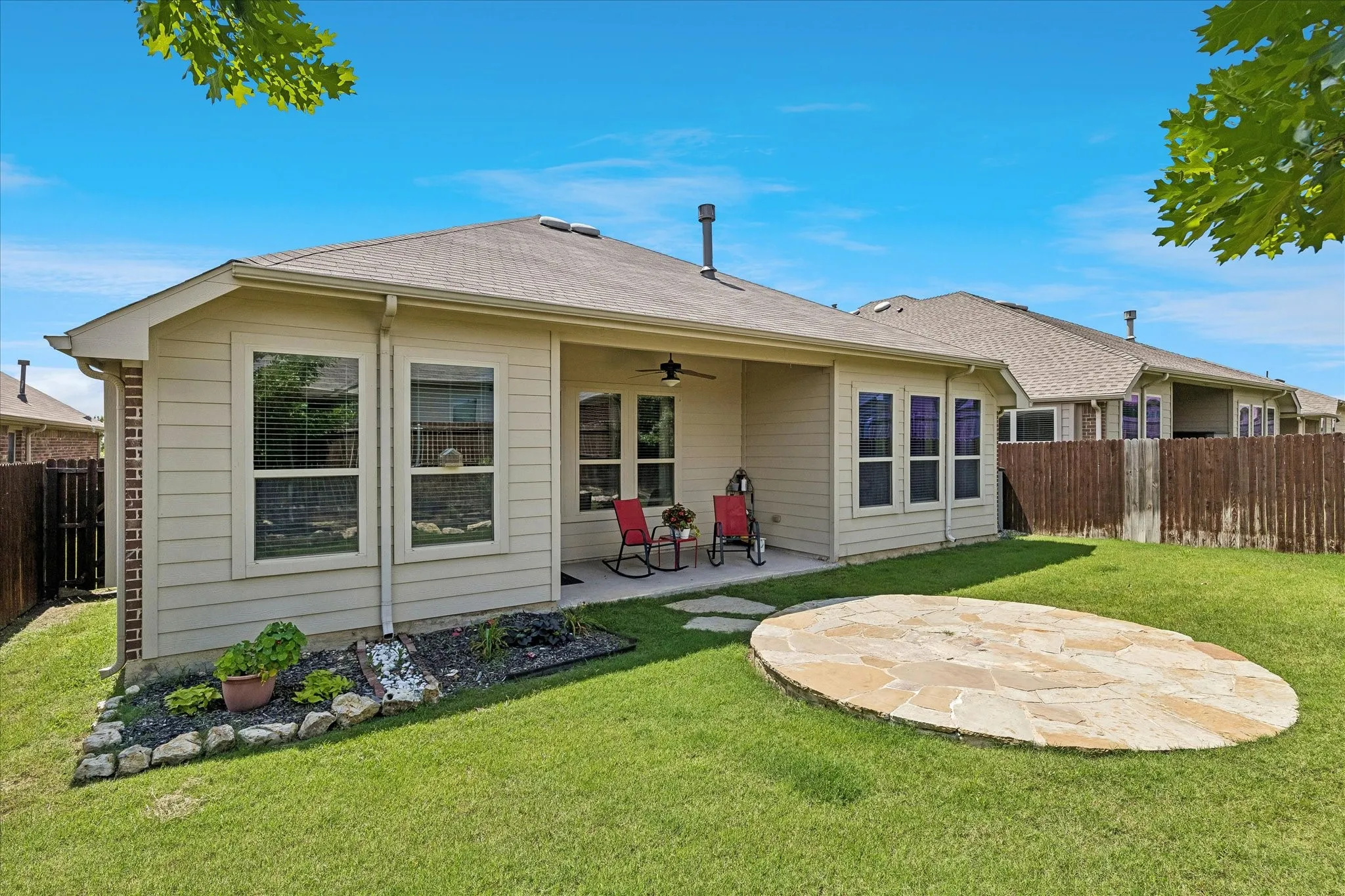 Enjoy relaxing on the patio.