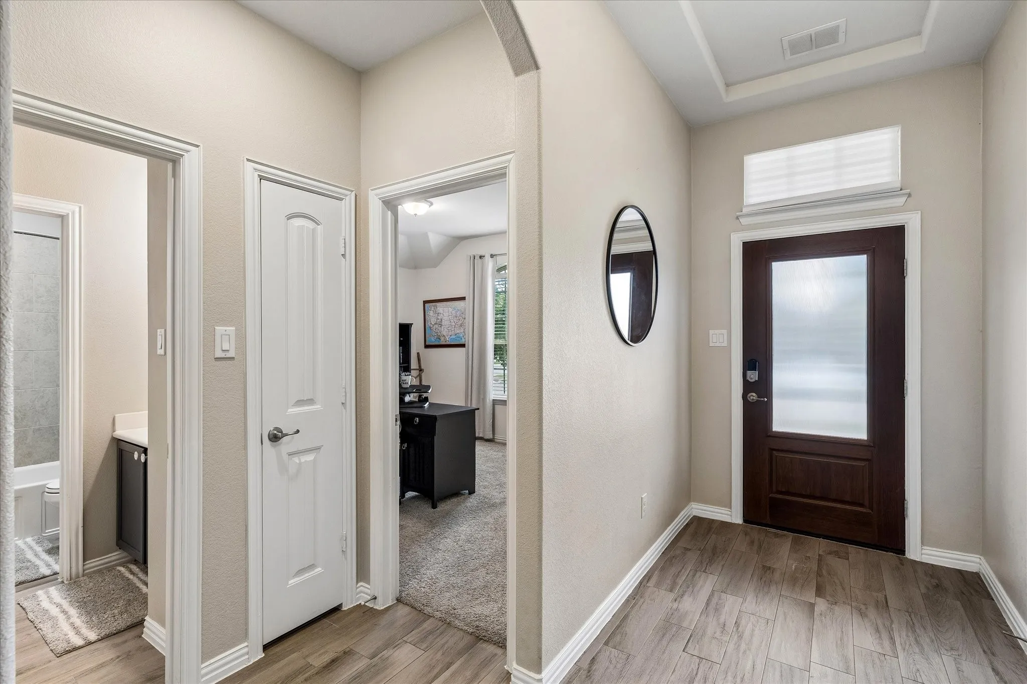 Open Foyer with lots of decorating possibilities.