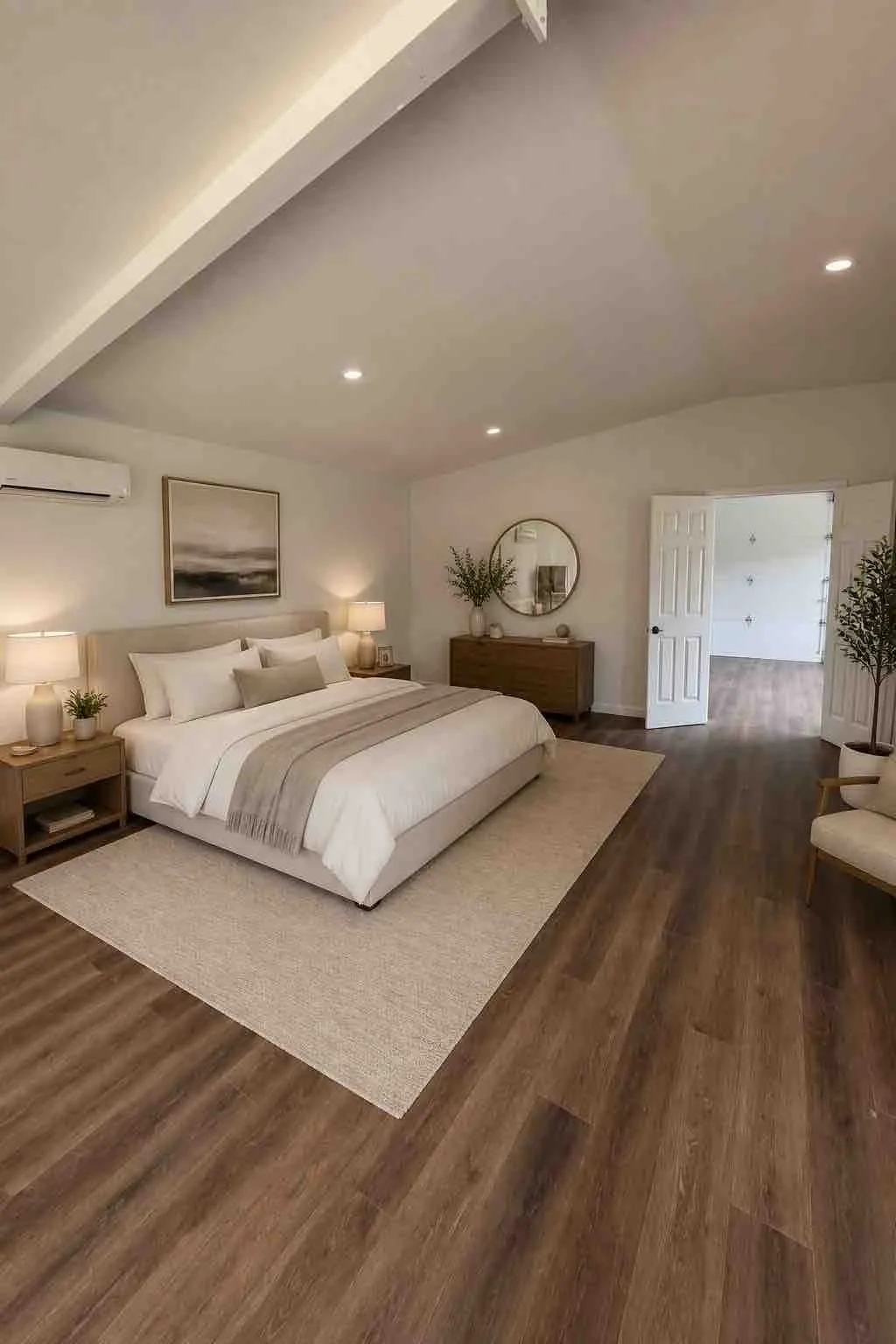 Virtually Staged Building Bedroom