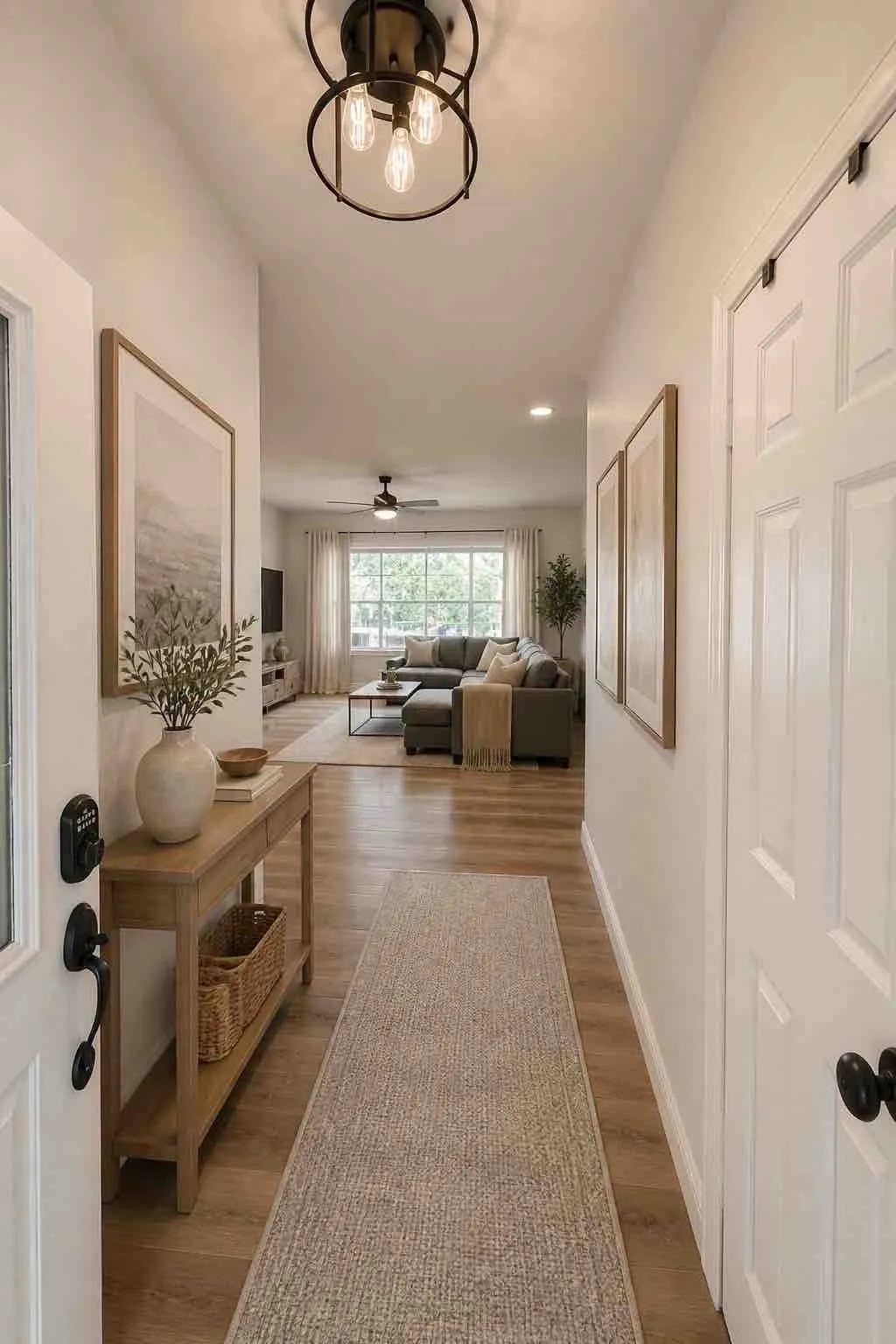 Virtually Staged Entry Way