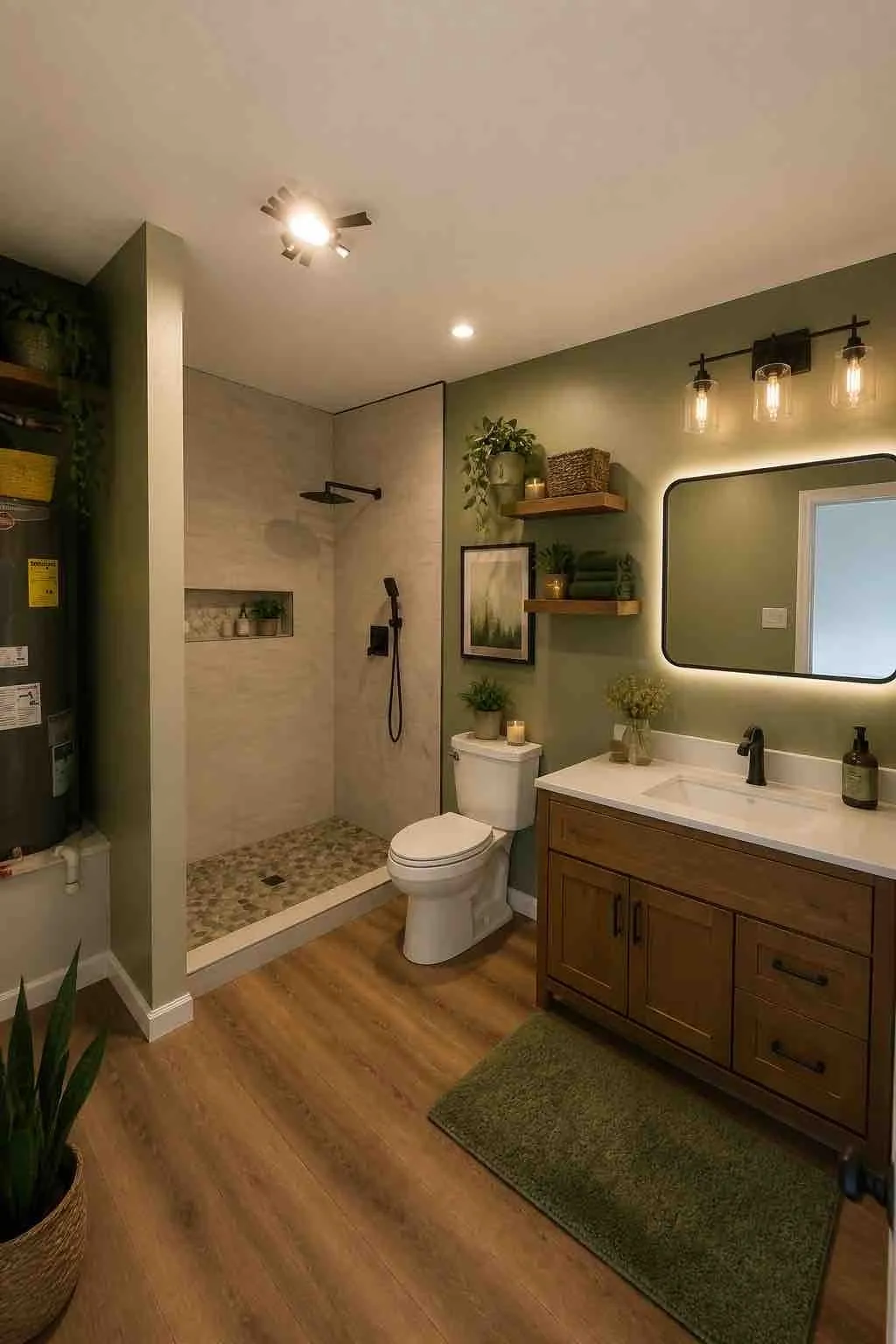 Virtually Staged Building  Bathroom